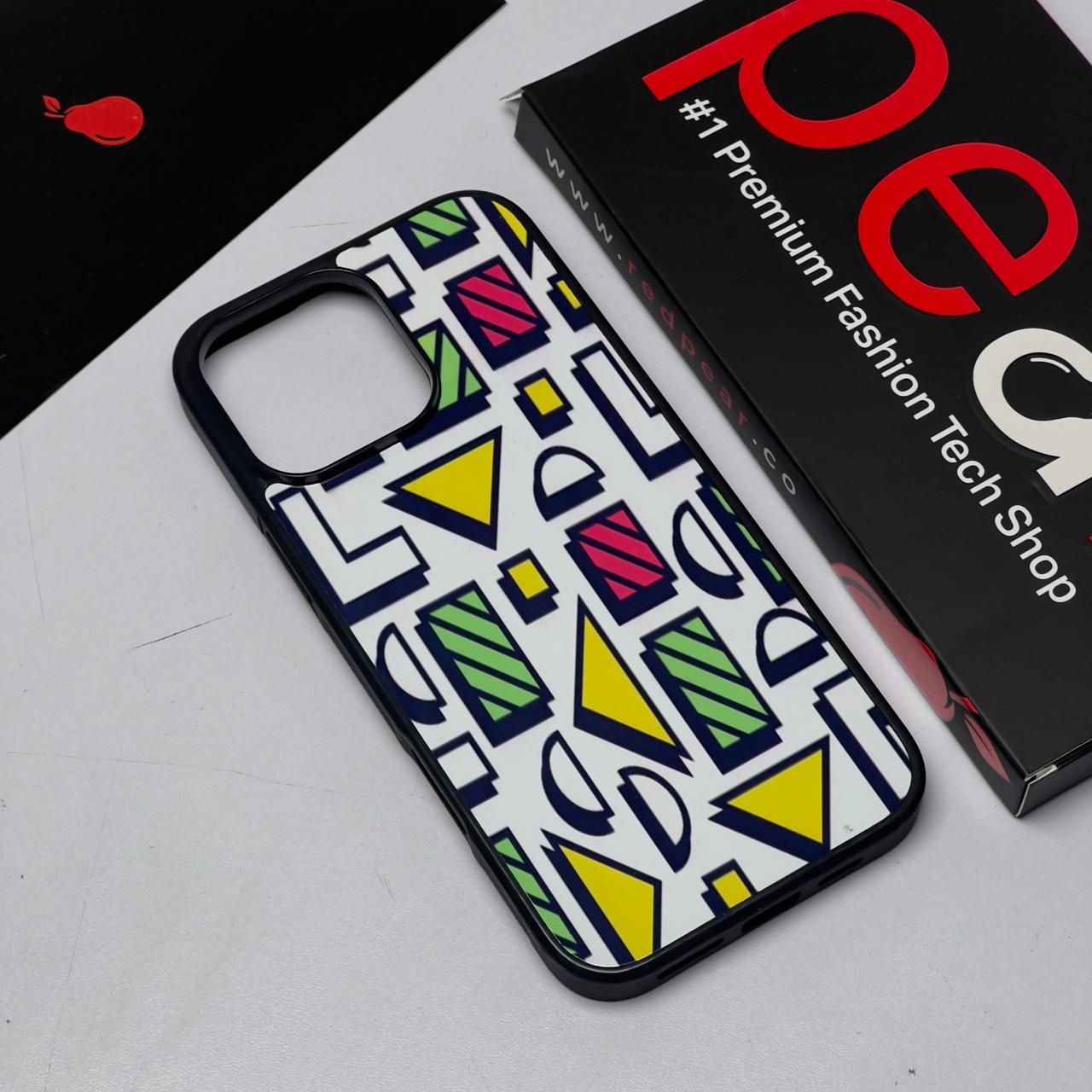 iPhone 16 Pro Max Shapes Glossy Case (RPS)