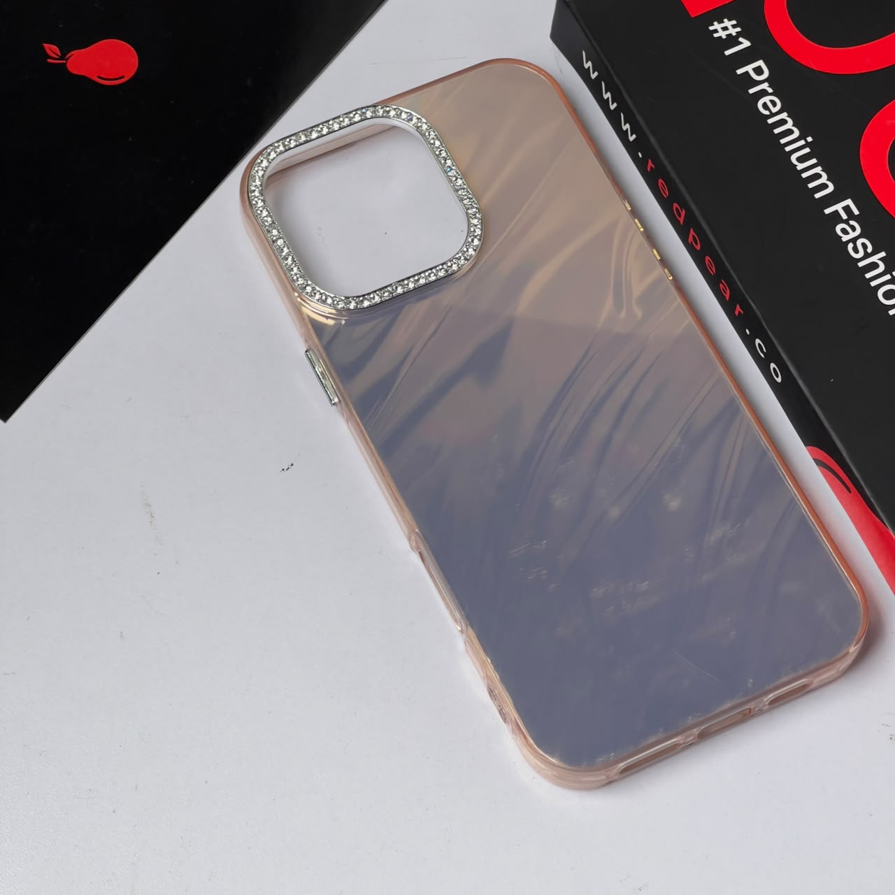 iPhone 16 Pro Max Rosegold Foil Diamond Case (RPS)