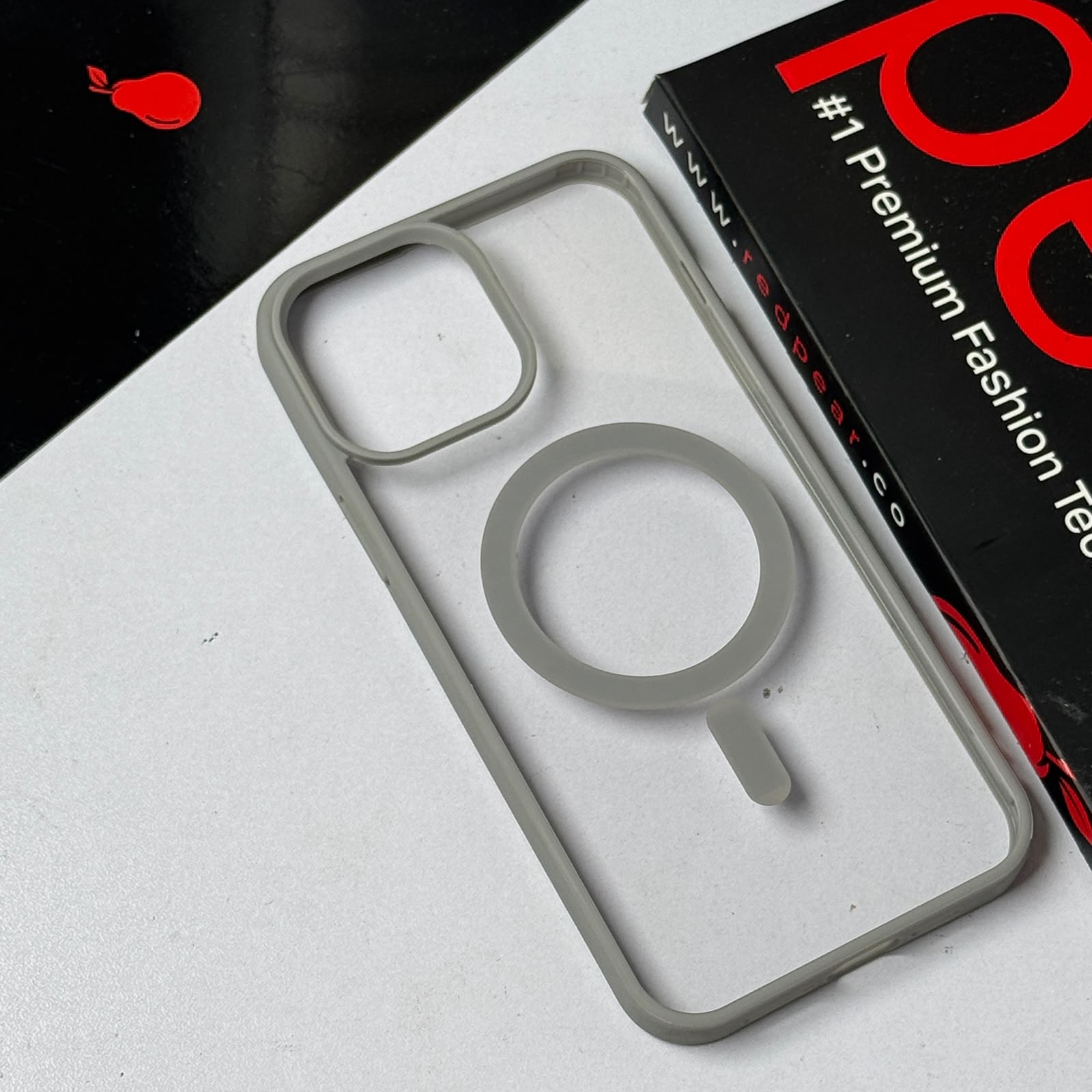 iPhone 13 Pro Max Natural Titanium Border Magsafe Acrylic Case (RPS)