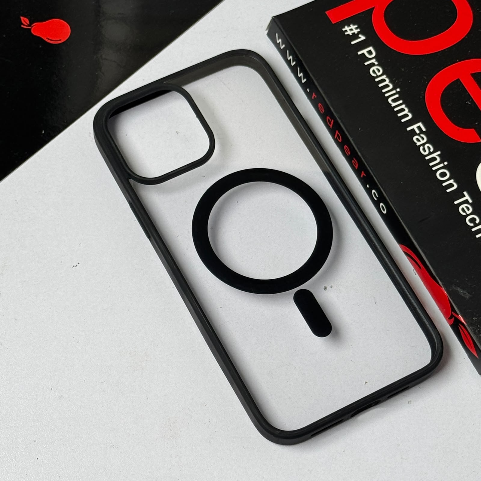 iPhone 13 Pro Max Black Border Magsafe Acrylic Case (RPS)