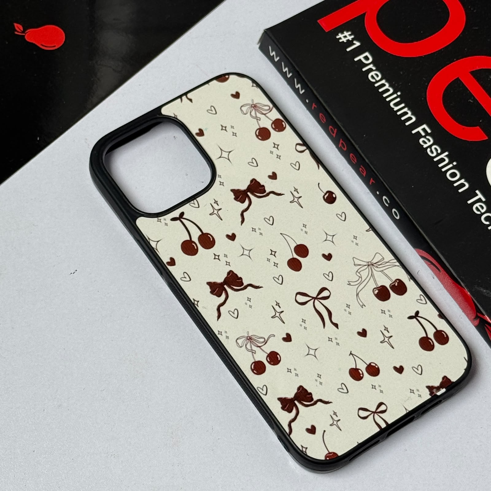 iPhone 13 Pro Max Cherry & Coquette Glossy Case (RPS)
