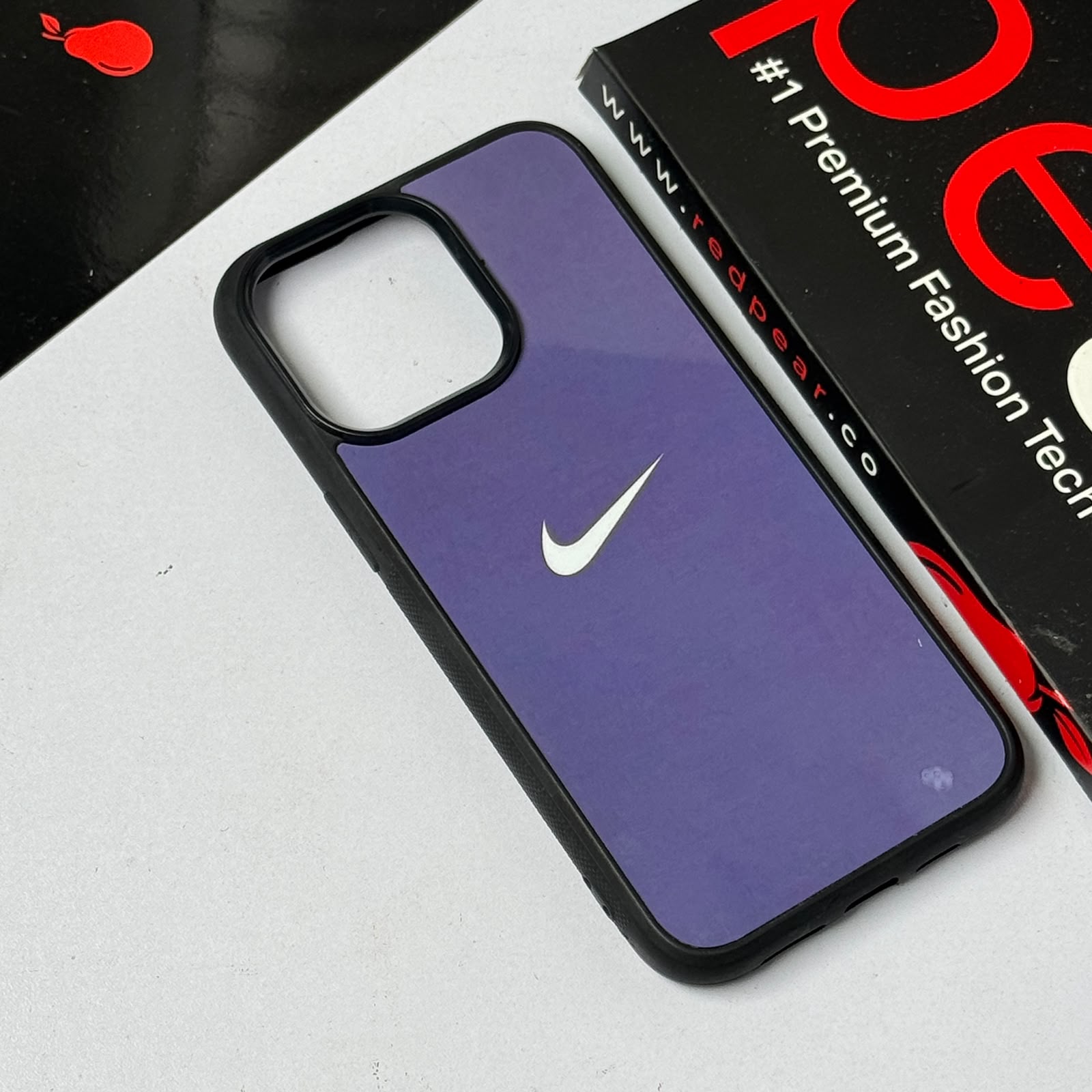 iPhone 15 Pro Max Blue Nike Glossy Case (RPS)