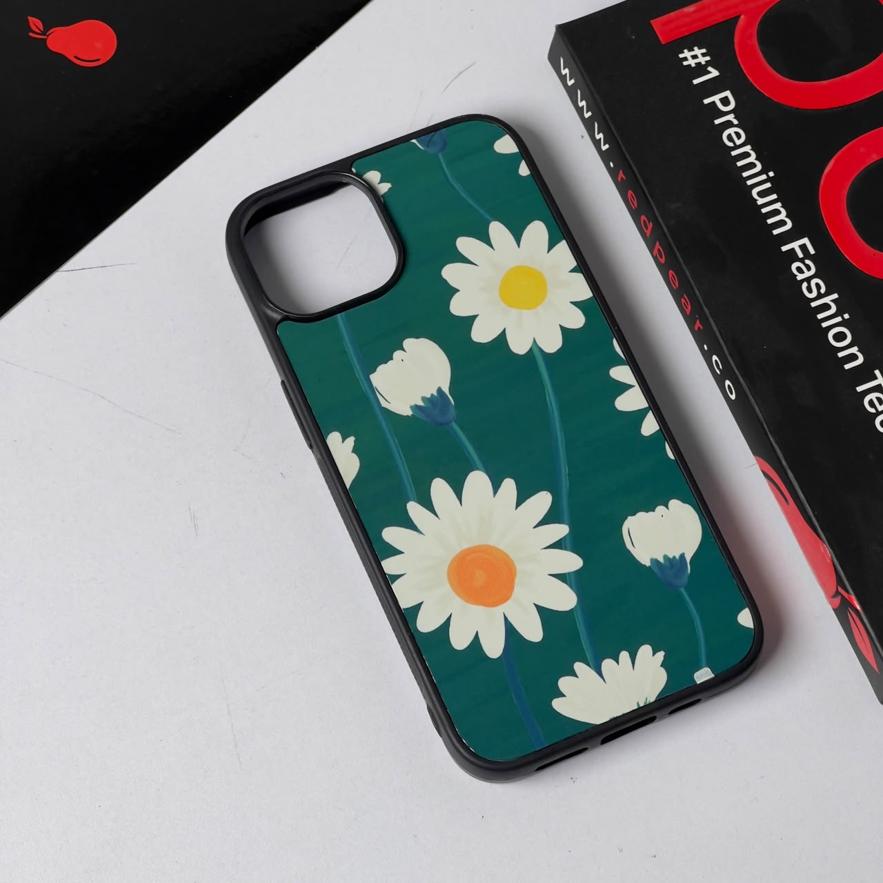 iPhone 13/14 Green Flowers Glossy Case (RPS)