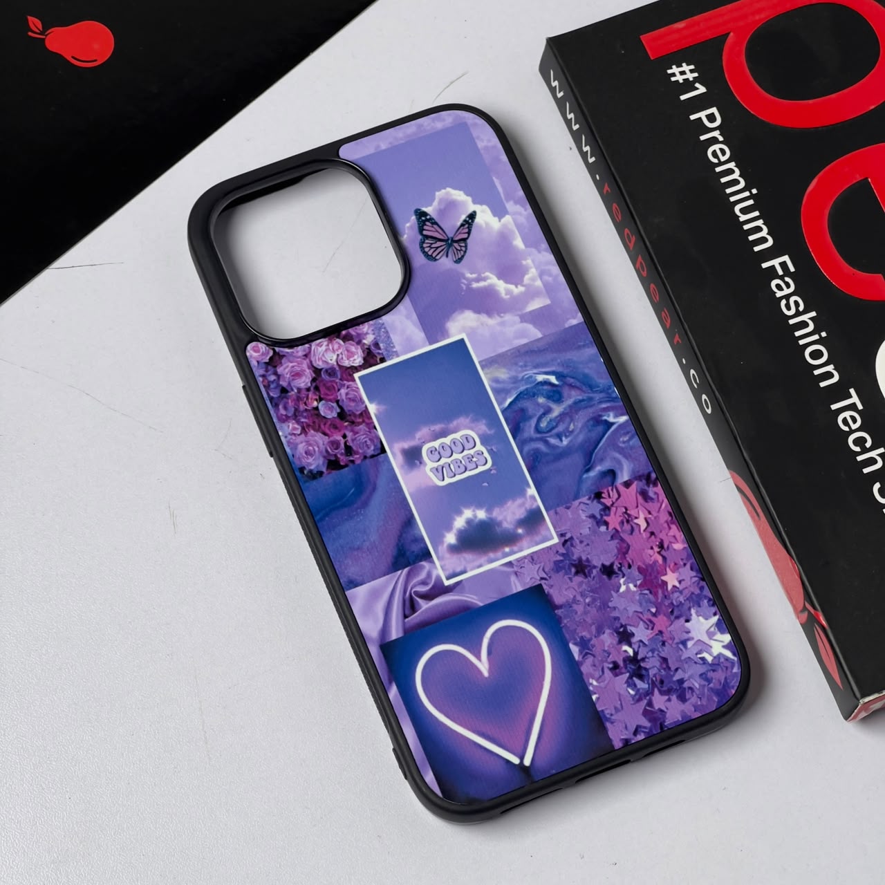 iPhone 15 Pro Max Purple Aesthetic Glossy Case (RPS)