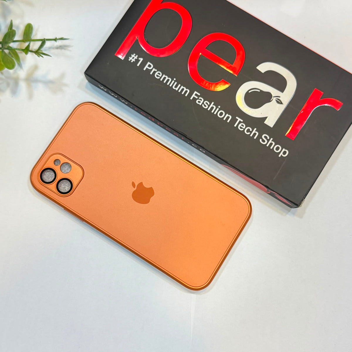 iPhone 11 Orange AG Glass Case (RPS)