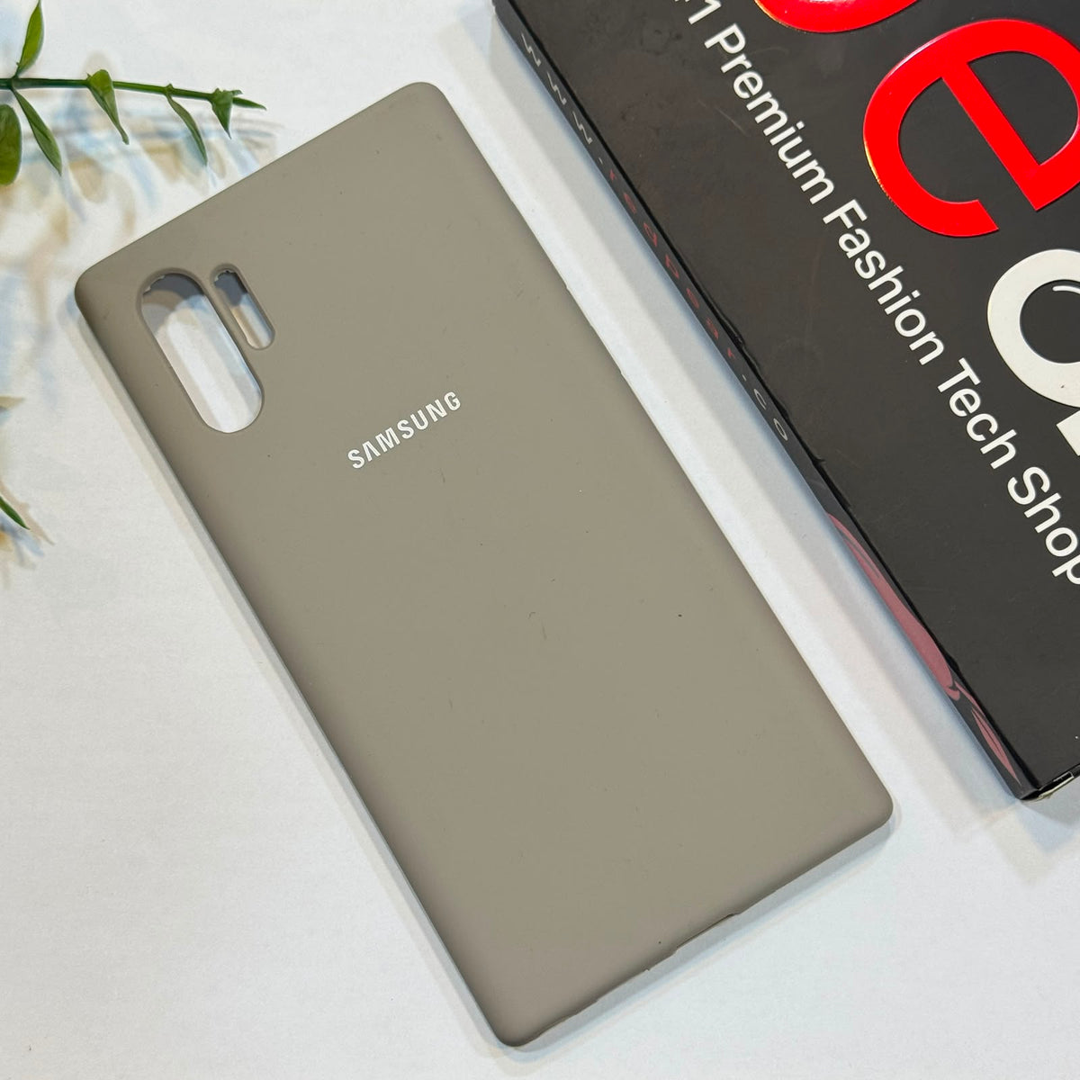 Samsung Note 10 Plus Light Grey silicon case