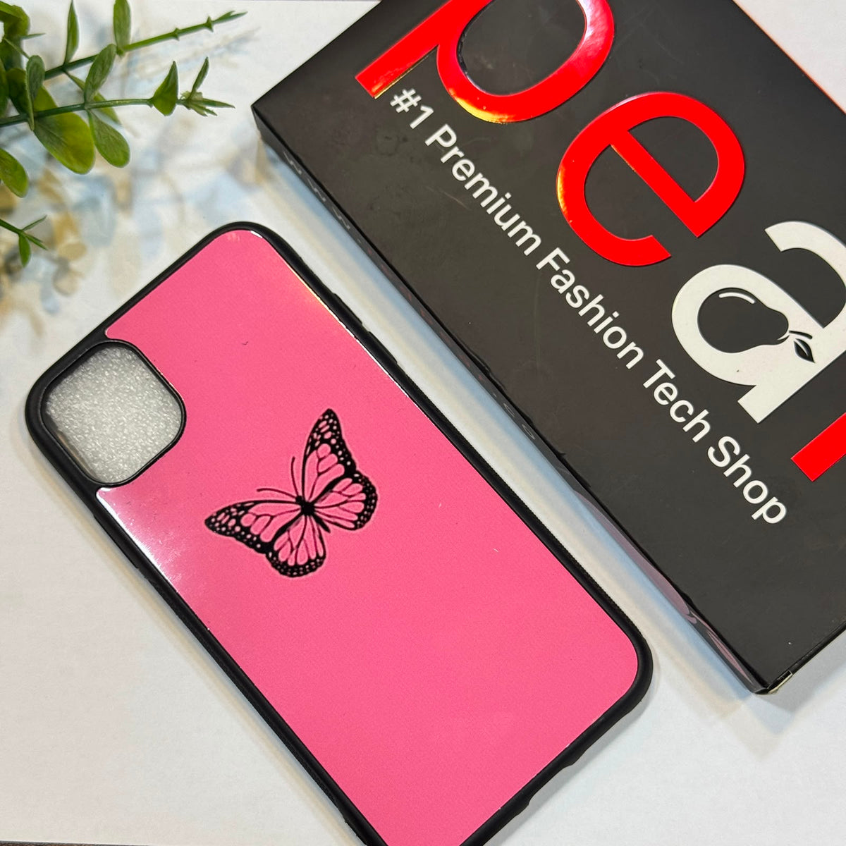 iPhone 11 Pink Butterfly Glossy Case (RPS)