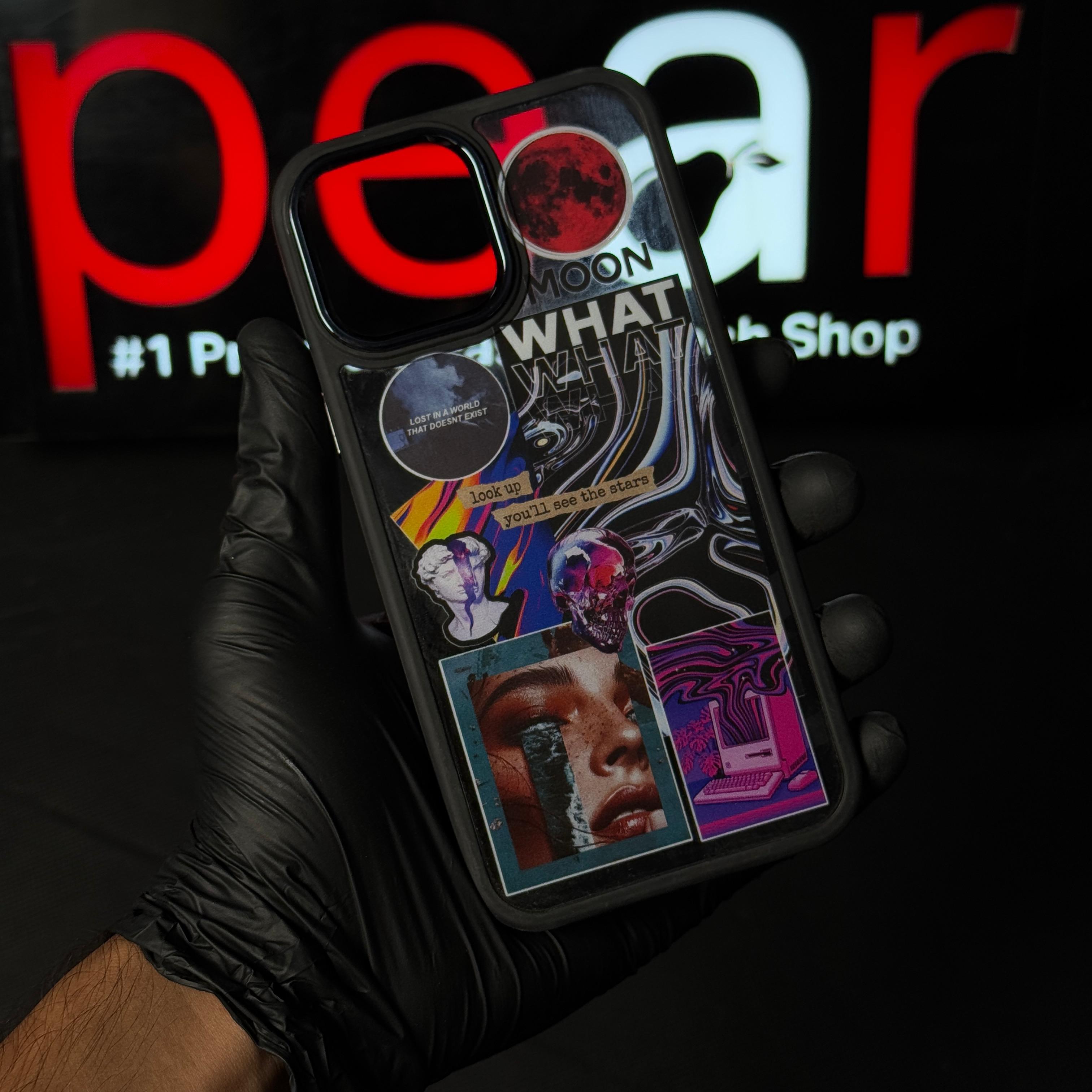 iPhone 12 PRO MAX What Black Border Case