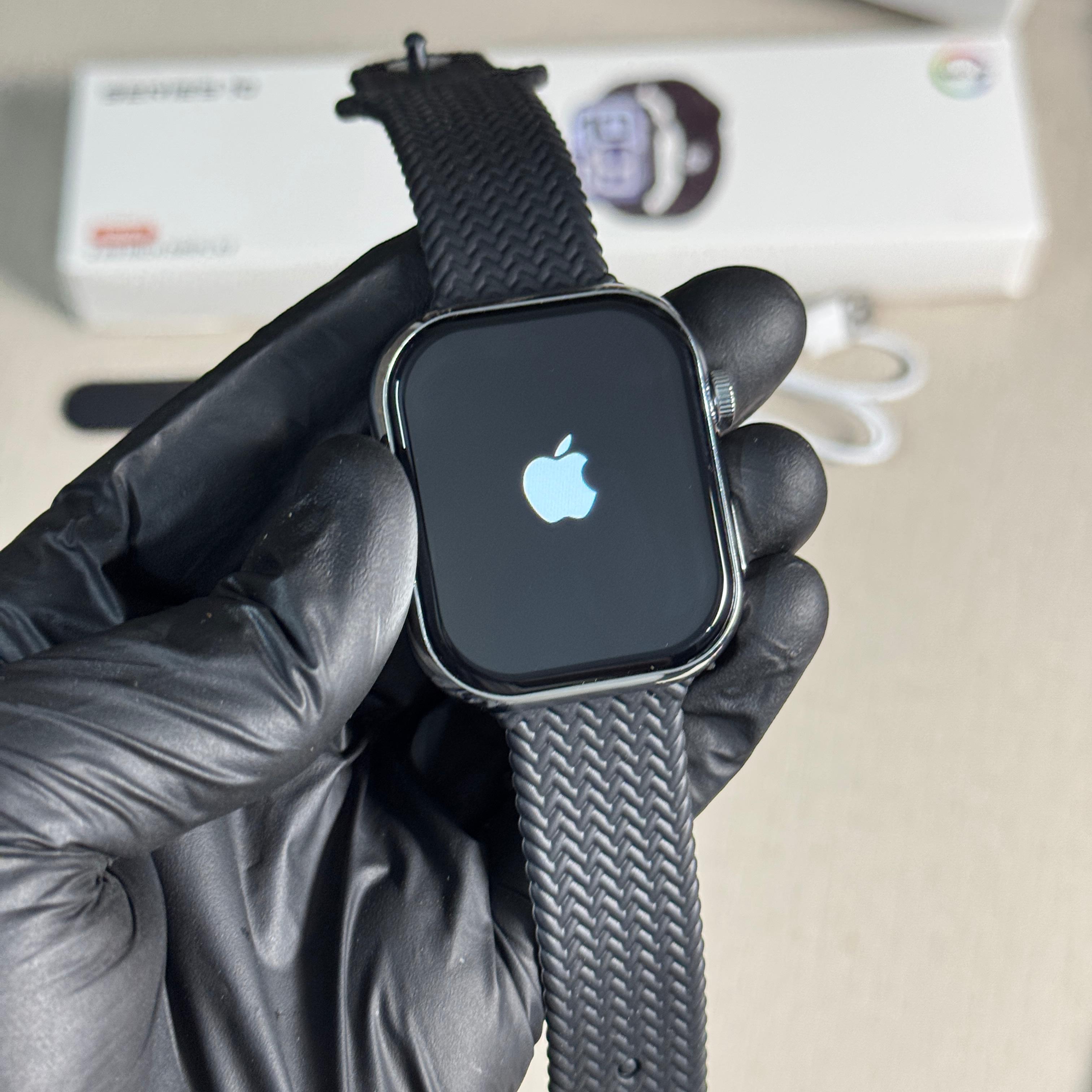 Series 10 Logo Edition Space Aluminum Smart Watch (Two Free Straps)