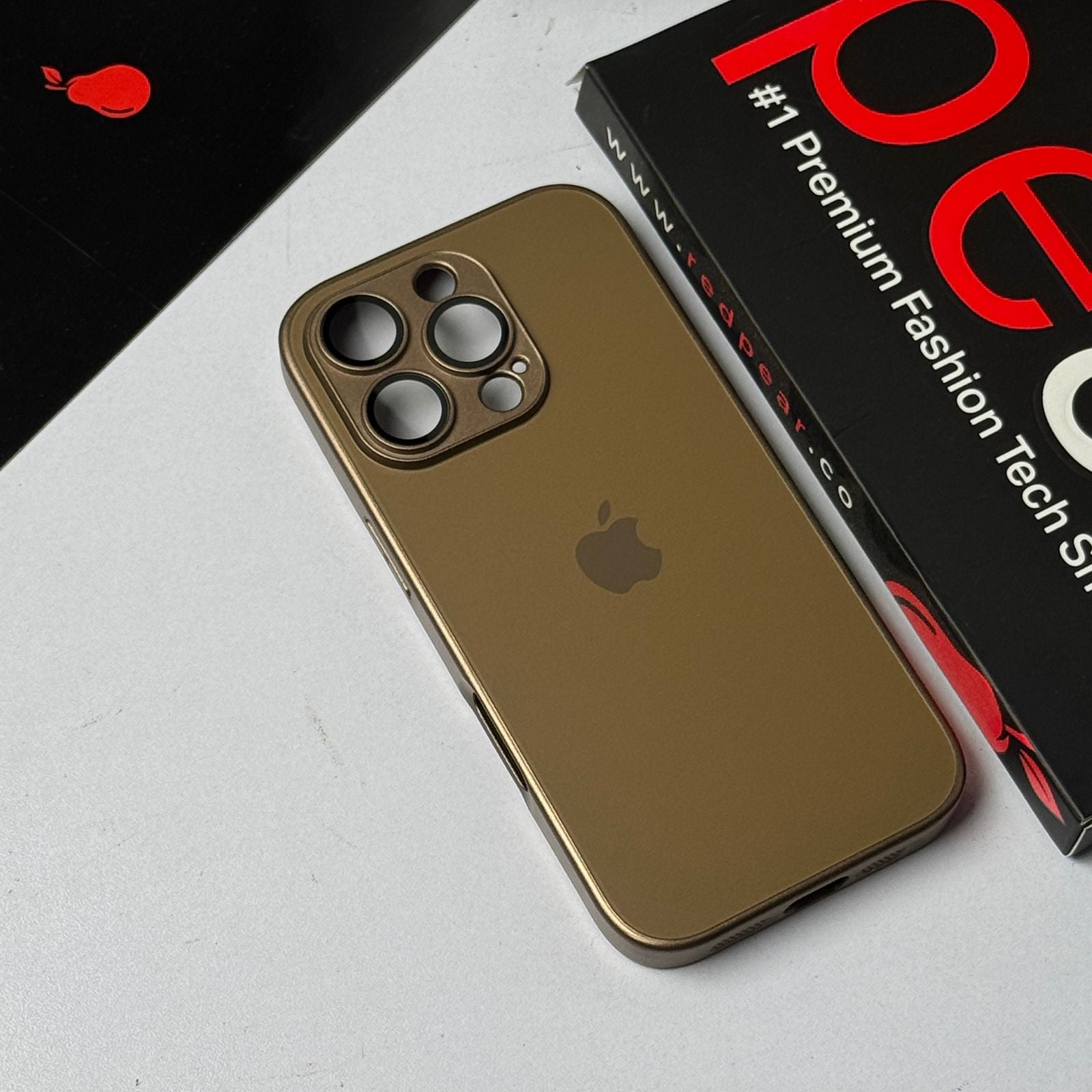 iPhone 16 Pro Desert Titanium AG Glass case (RPS)