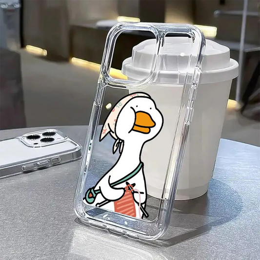 Anime Duck Clear Acrylic Case - RedPear