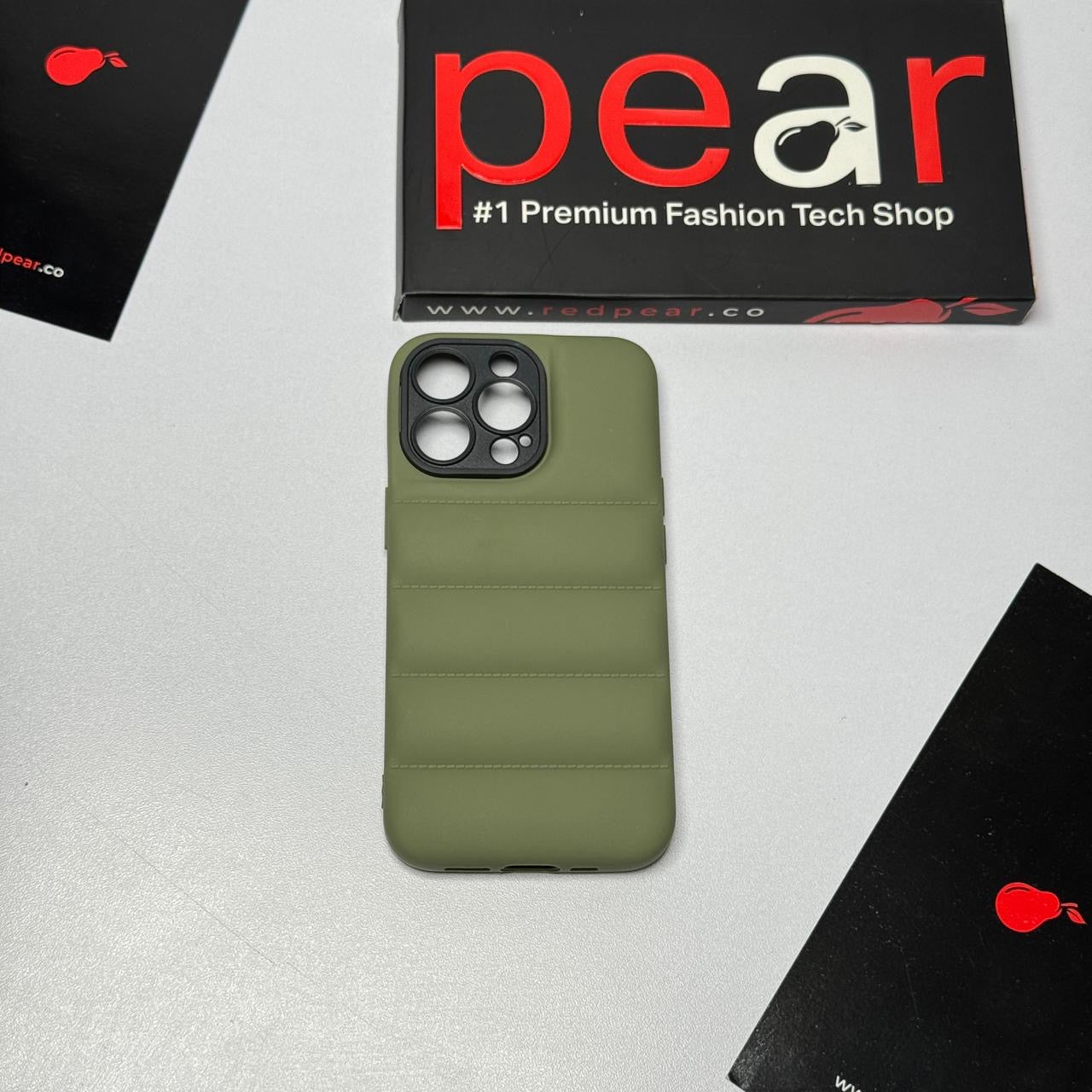 iPhone 13 Pro Green Puffer Case (RPS)