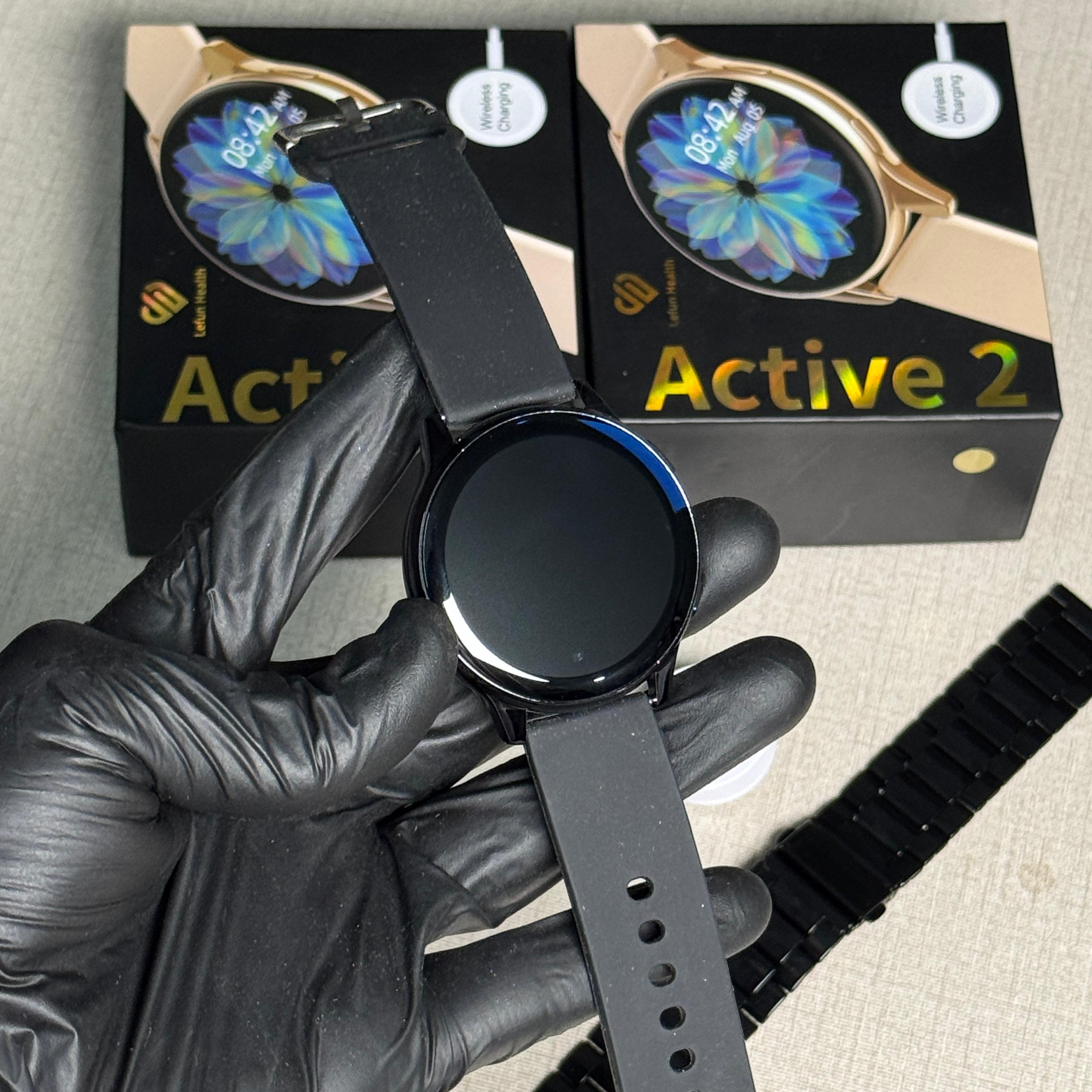 Active 2 Smart Watch with 2 Straps (silicon + Rolex)