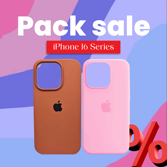 Pack of Two Silicon Cases (iPhone 16 series)