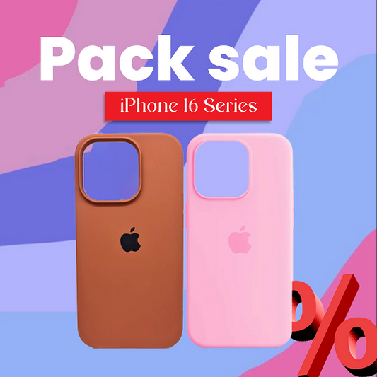 Pack of Two Silicon Cases (iPhone 16 series)