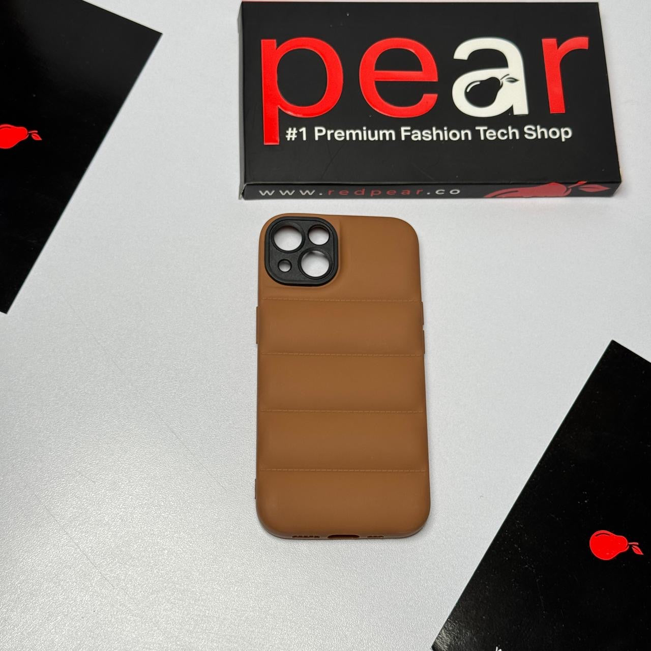 iPhone 13 Brown Puffer Case (RPS)