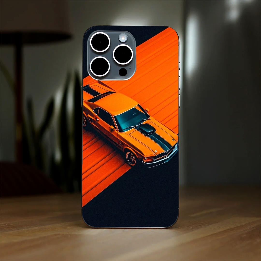 Orange Mustang Boss 302 3D Skin