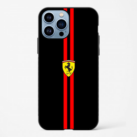 Ferrari red stripes