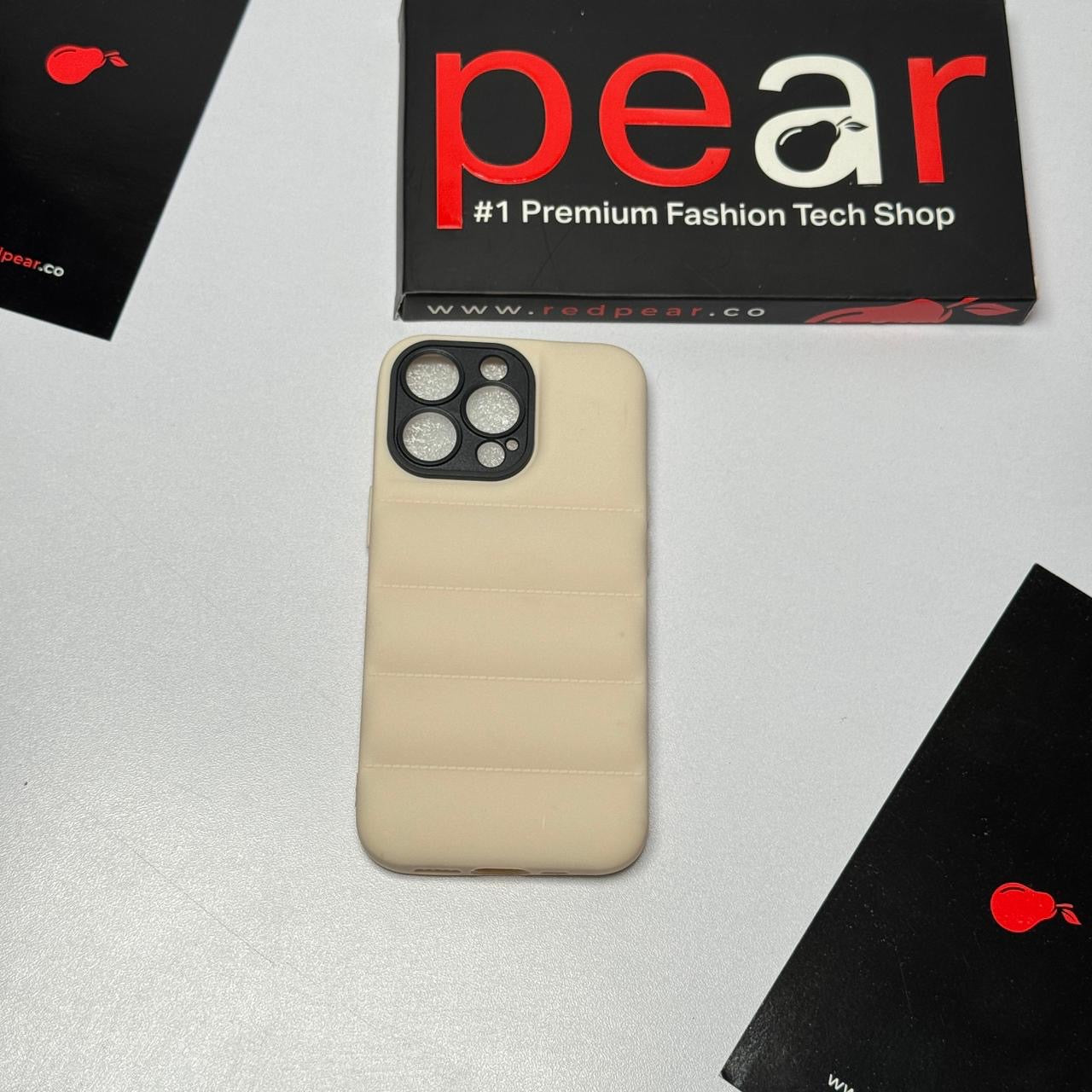 iPhone 15 Pro White Puffer Case (RPS)