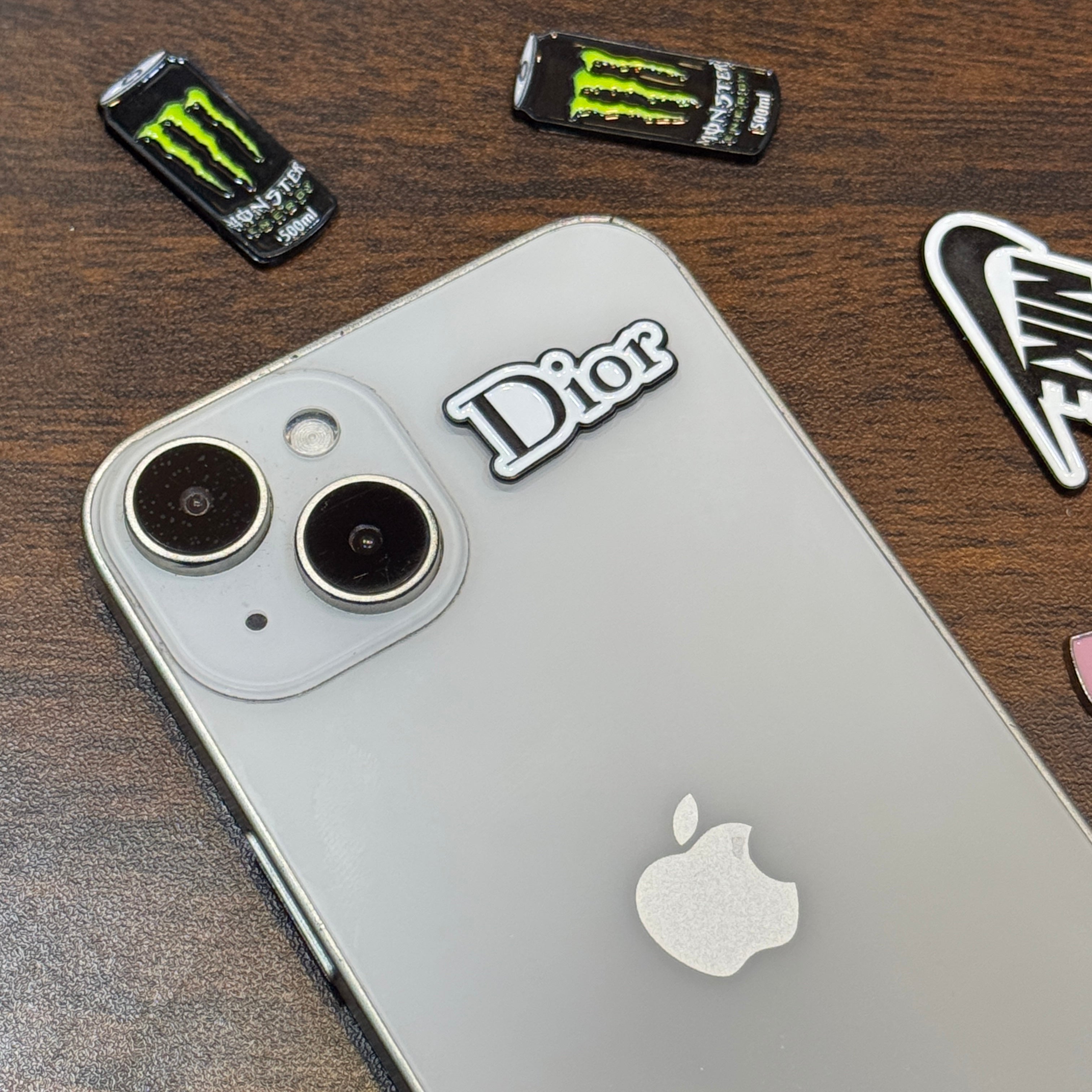 Di*r Metal Charm Sticker