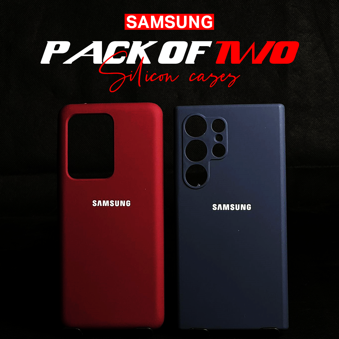 Pack of Two Samsung Silicon Cases