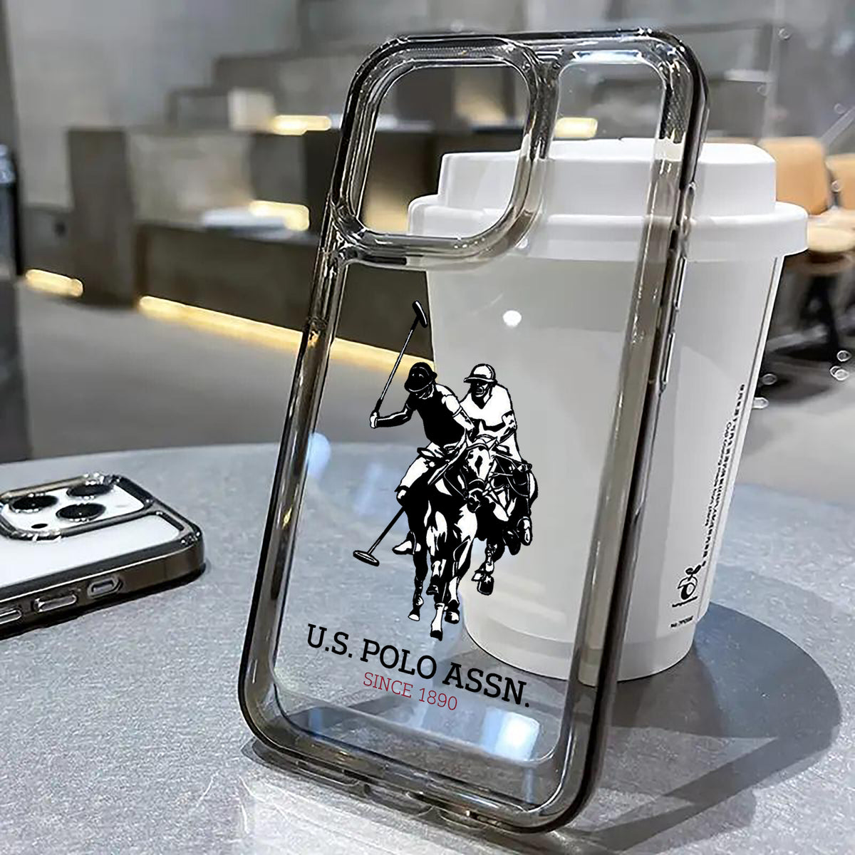 US Polo Assn. Black Shade Acrylic Case