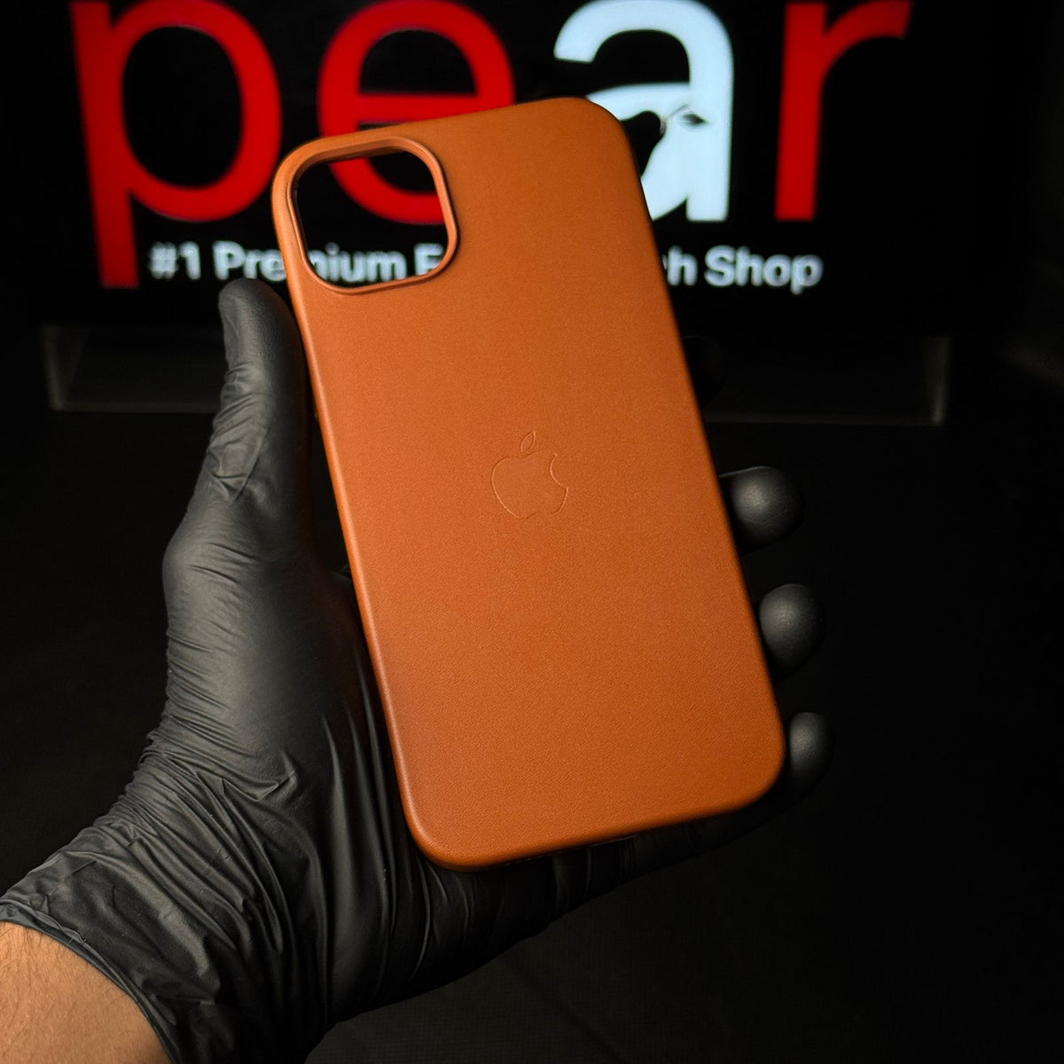 iPhone 14 Plus Camel Brown Leather Case (RPS)