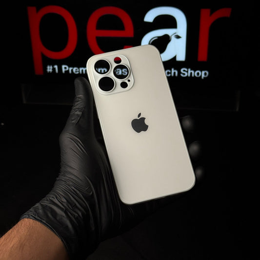 iPhone 12 Pro White AG Glass Case (RPS)