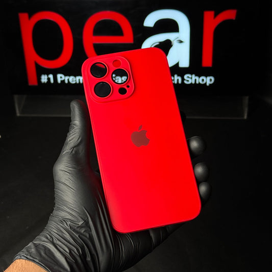 iPhone 14 Pro Max Red AG Glass Case (RPS)