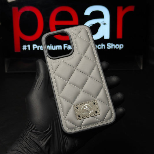 iPhone 15 Pro Max Prada Puffer Case Titanium Grey (RPS)