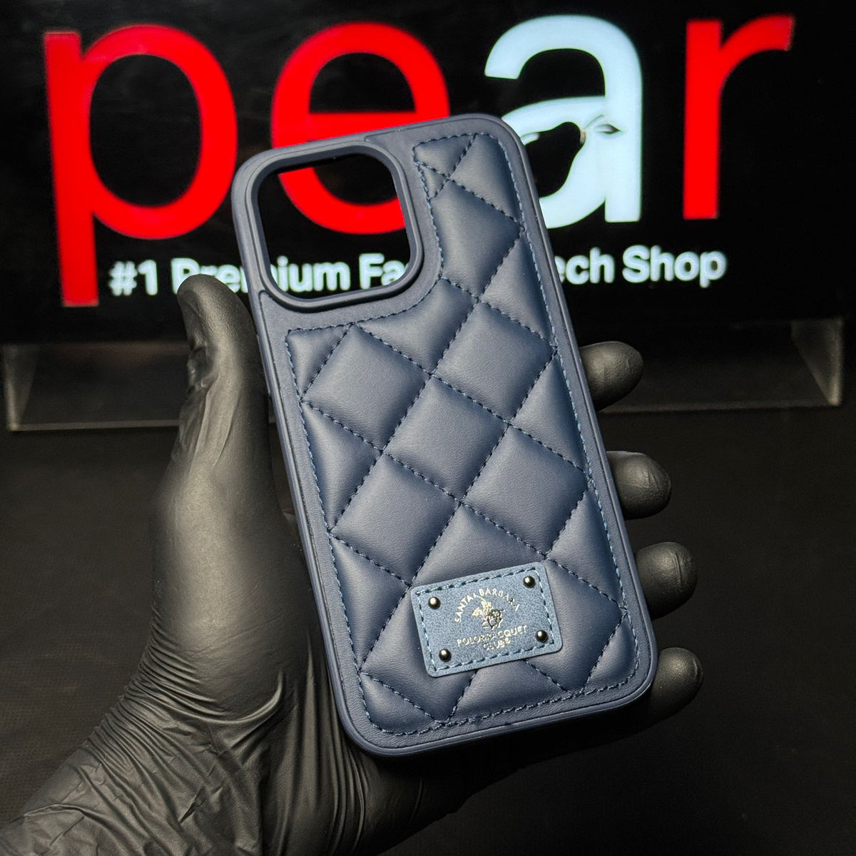 iPhone 15 Pro Max Prada Puffer Case Navy Blue (RPS)