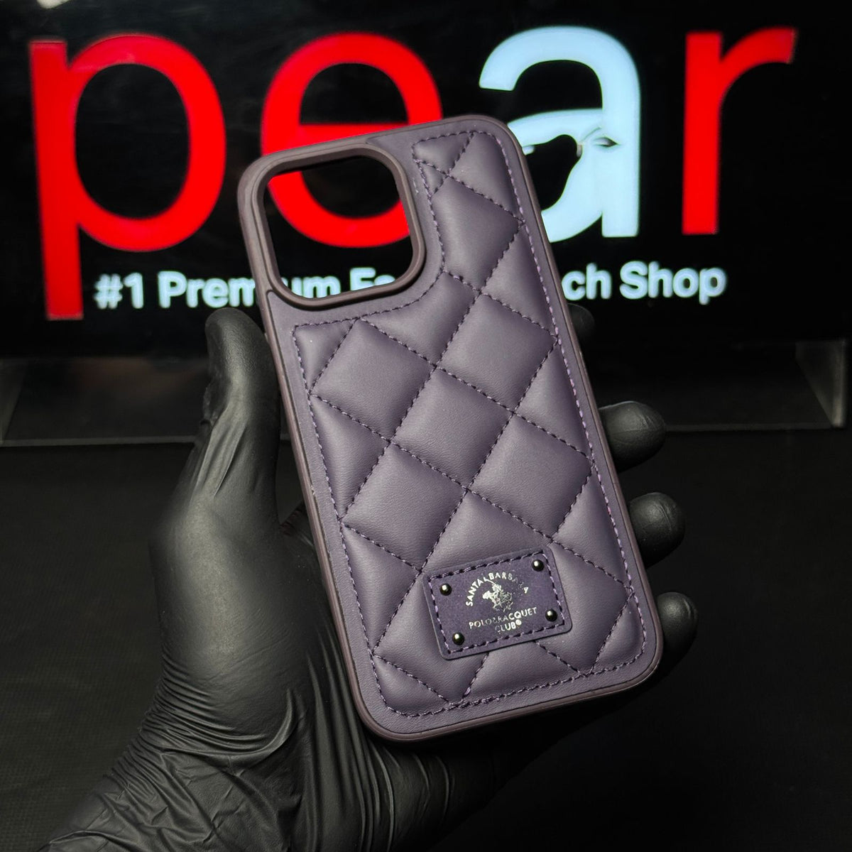 iPhone 15 Pro Max Prada Puffer Case Deep Purple (RPS)