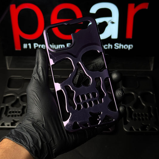 iPhone 13 Pro Max Deep Purple Shiny SKULL Case (RPS)