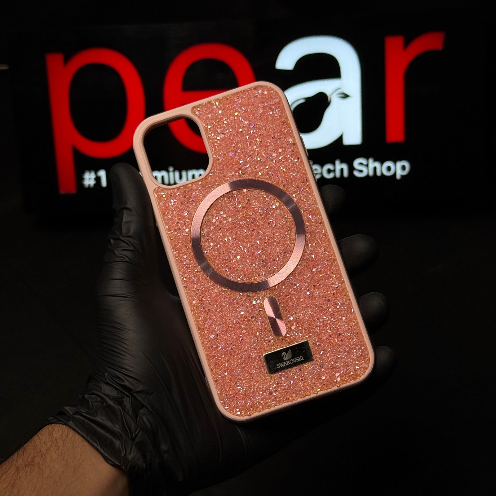 iPhone 11 Pink Swarovski Magsafe Case (RPS)