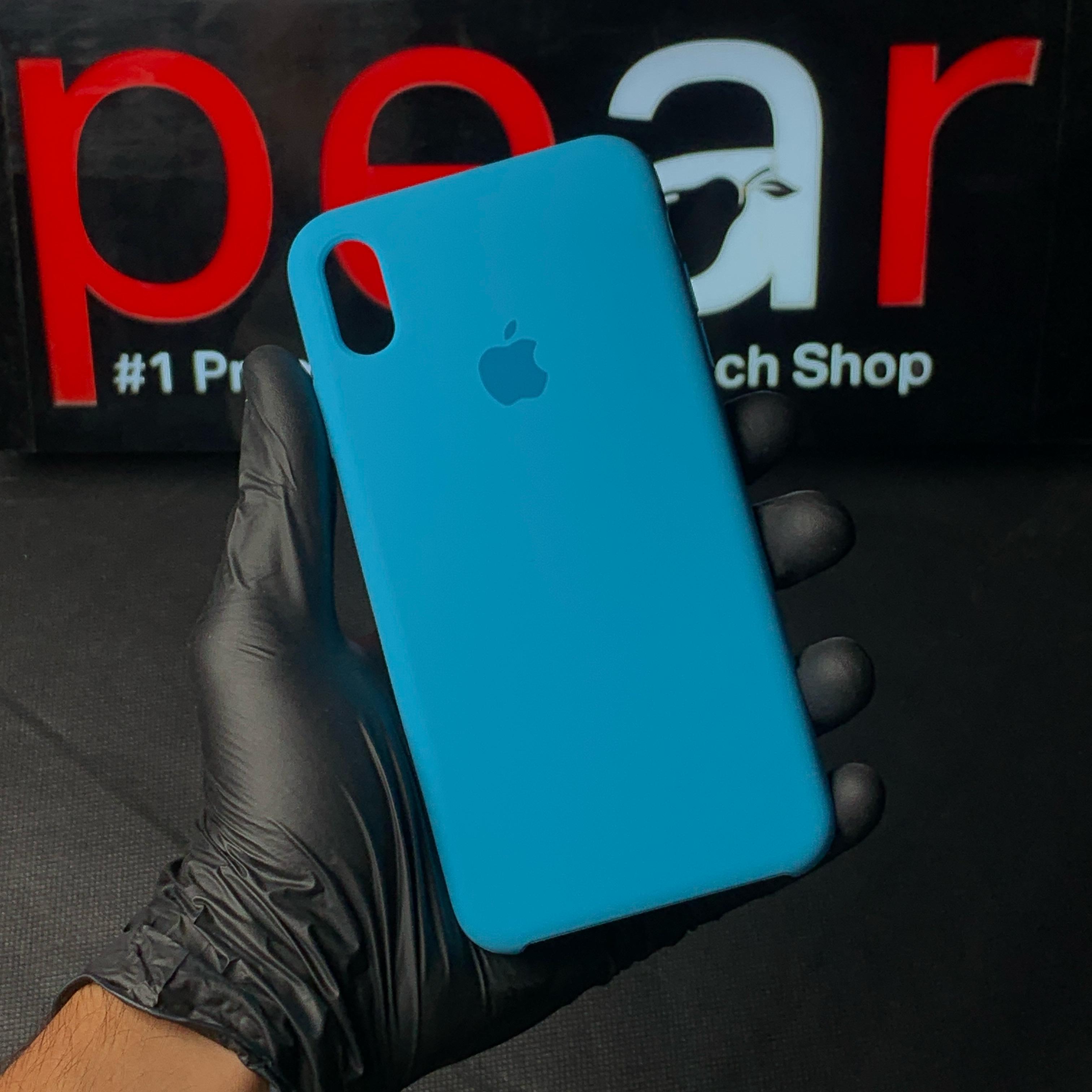 iPhone Xs Max Aqua Blue silicon (RPS)