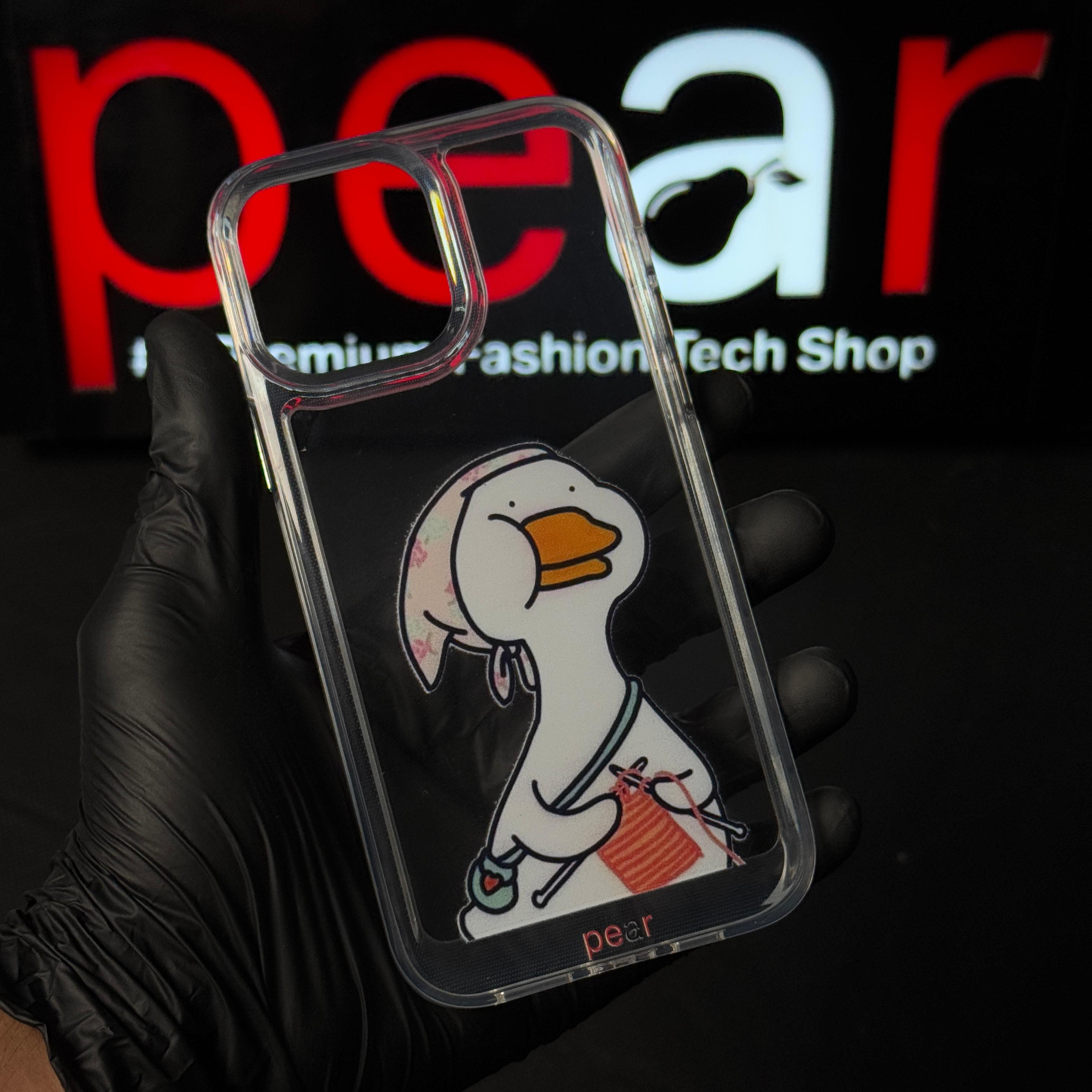 iPhone 13 Pro Max Anime Duck Clear Acrylic Case