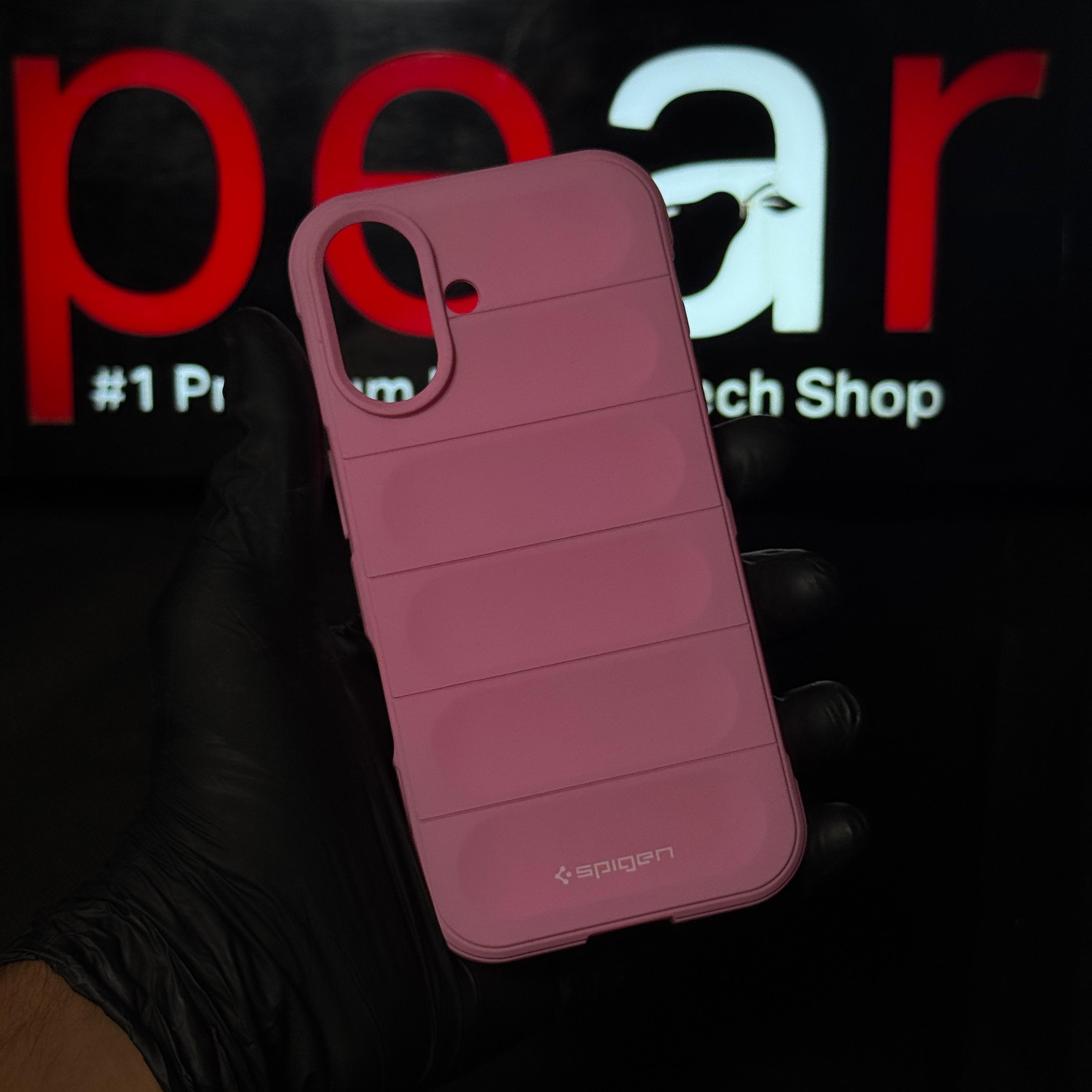 iPhone 16 Pink Spigen Hollow Puffer Silicon Case (RPS)