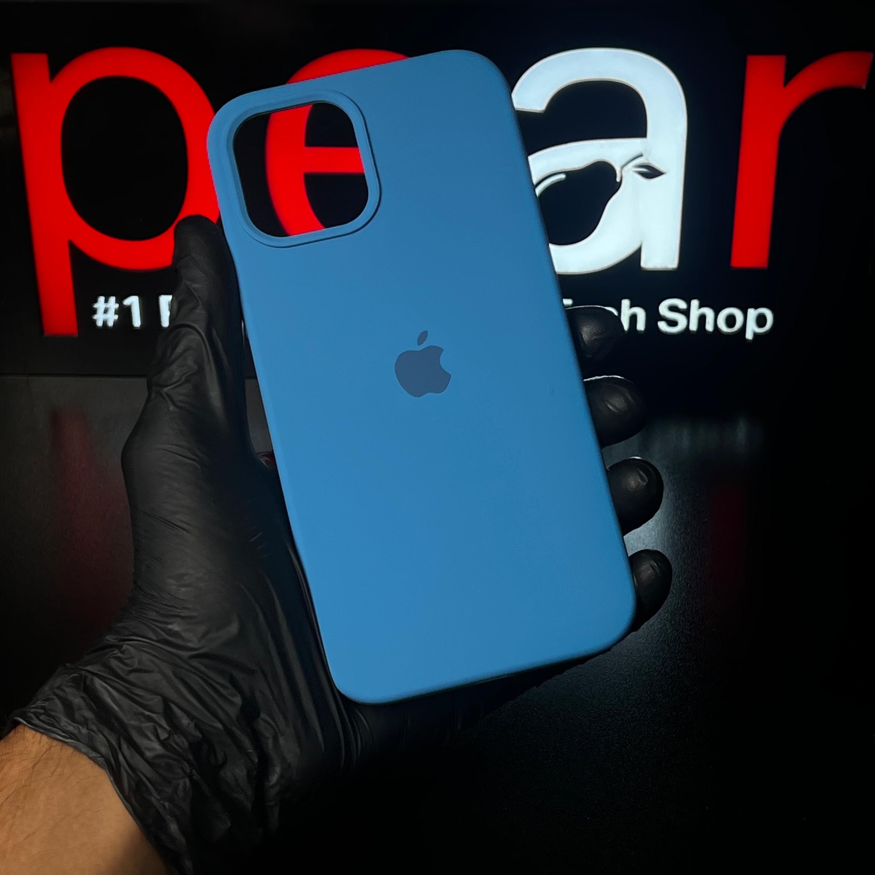 iPhone 12 Pro Max Aqua Blue silicon (RPS)
