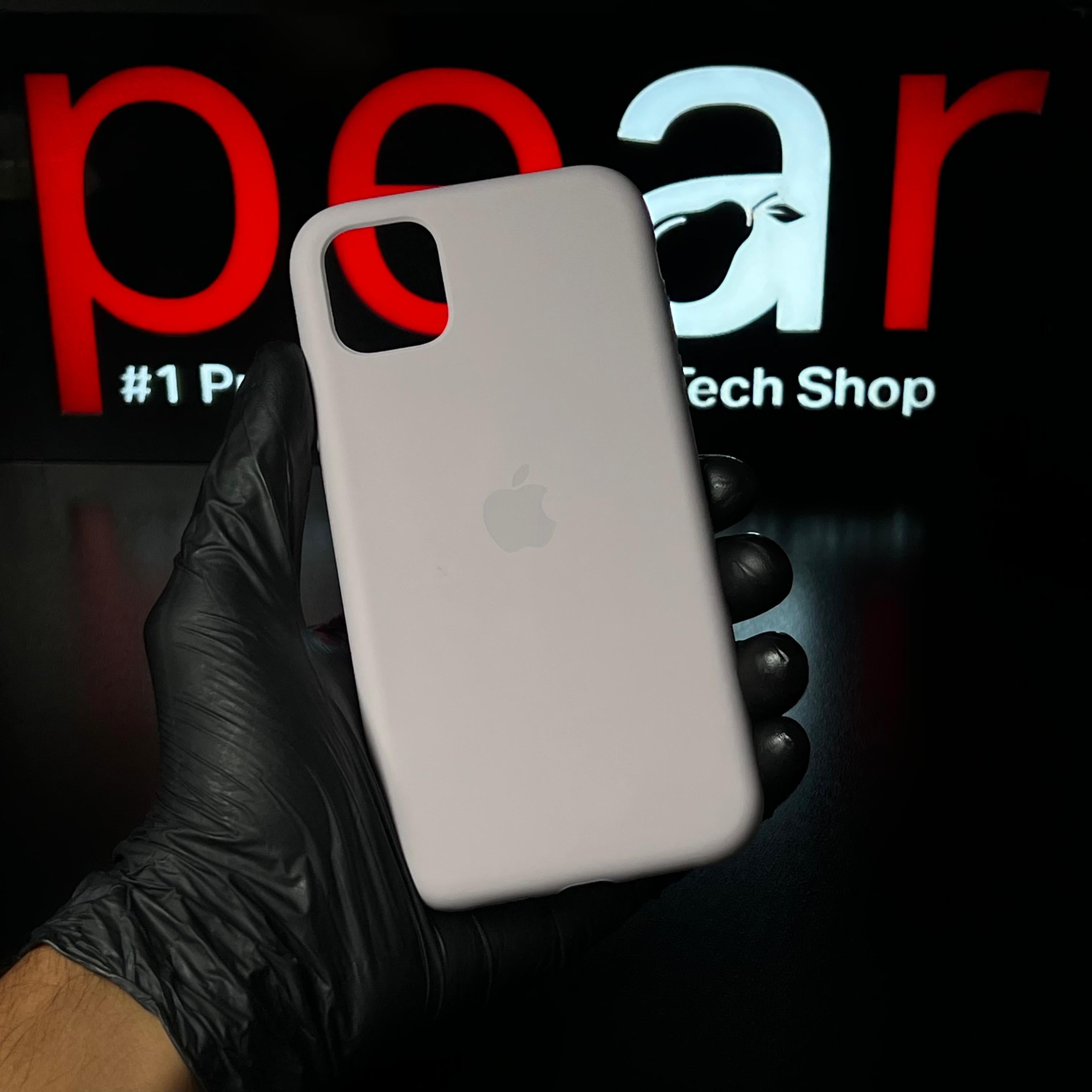 iPhone 11 Light Grey PURPLISH SHADE silicon (RPS)