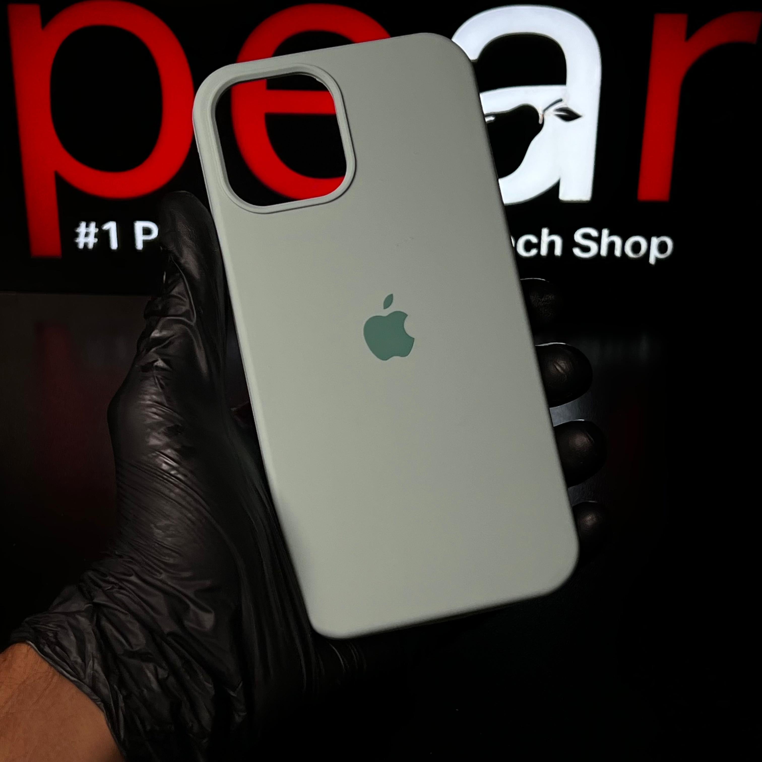 iPhone 12 Pro Max Light Green Silicon Case (RPS)