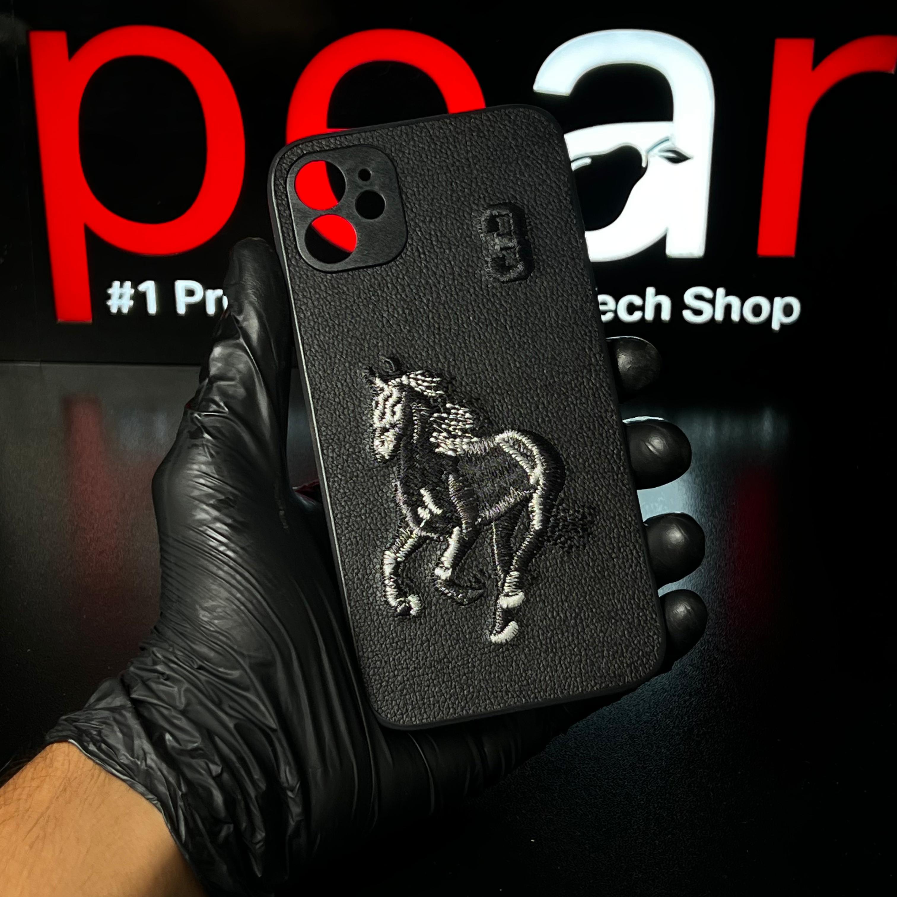 iPhone 11 Black Camera Protected Premium 3D Embroidered Santa Barbara Polo Case (RPS)