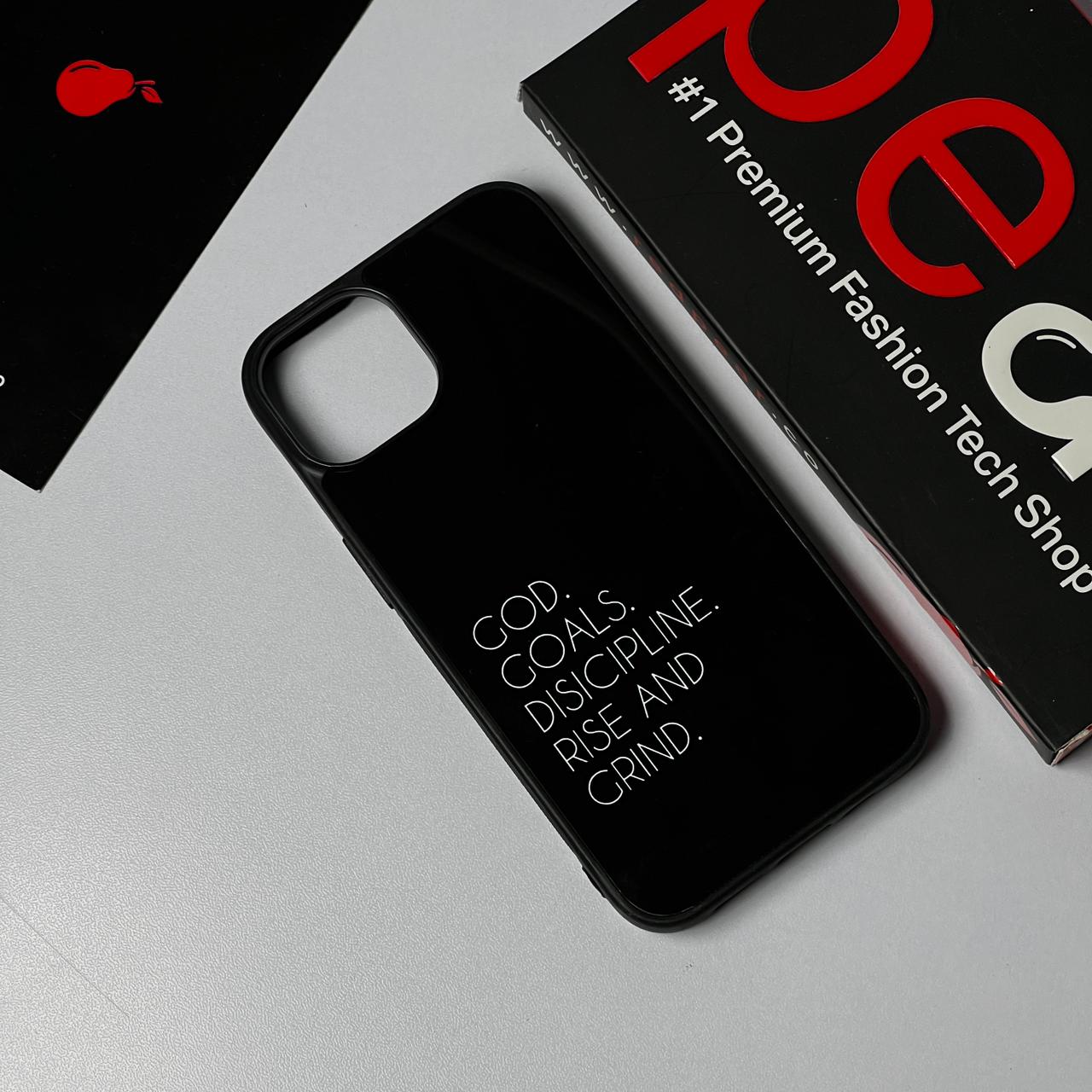 iPhone 13/14/15 GOALS DISICIPLINE Glossy Case (RPS)