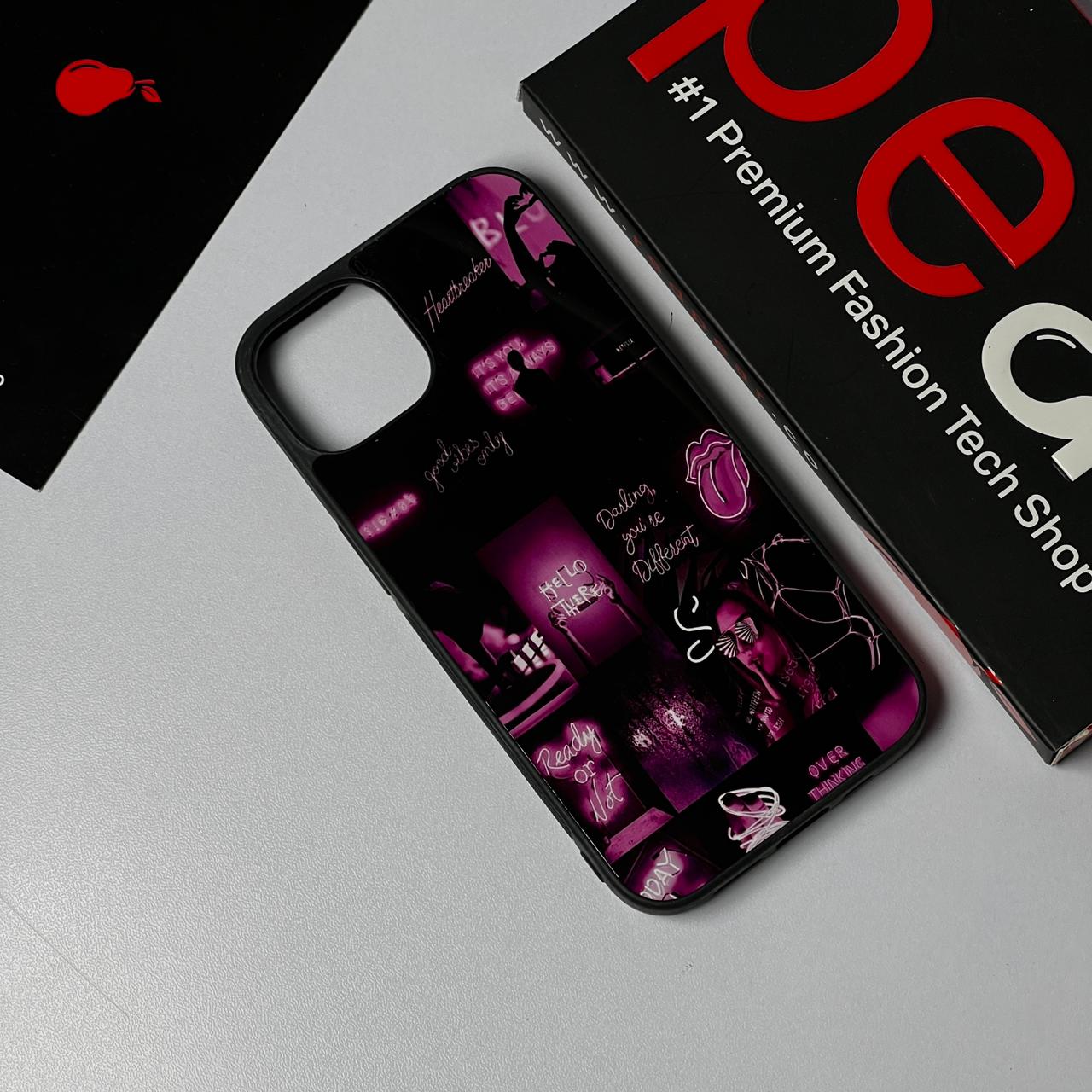 iPhone 13/14/15 PURLE NEON Glossy Case (RPS)