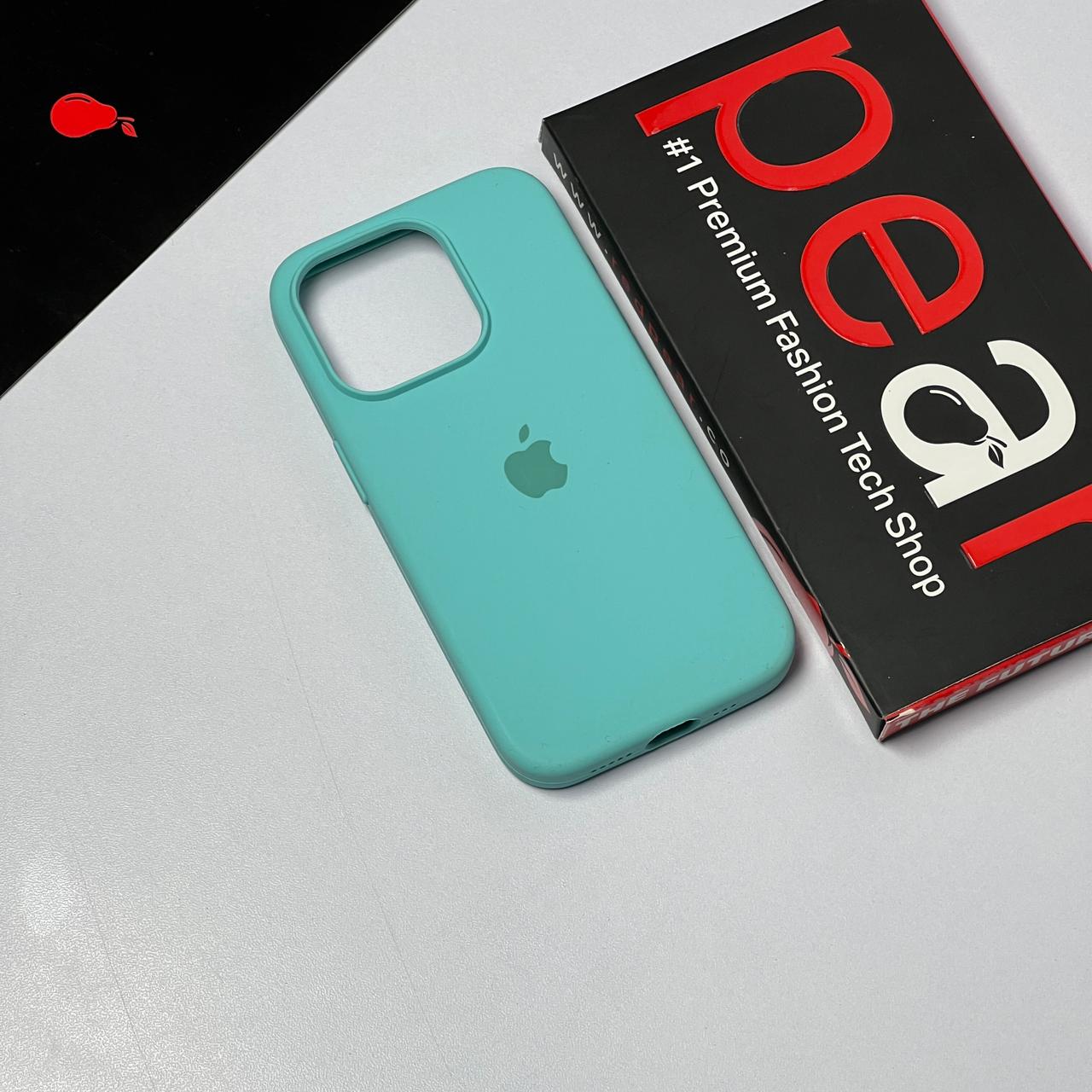 iPhone 15 Pro Cyan silicon case (RPS)