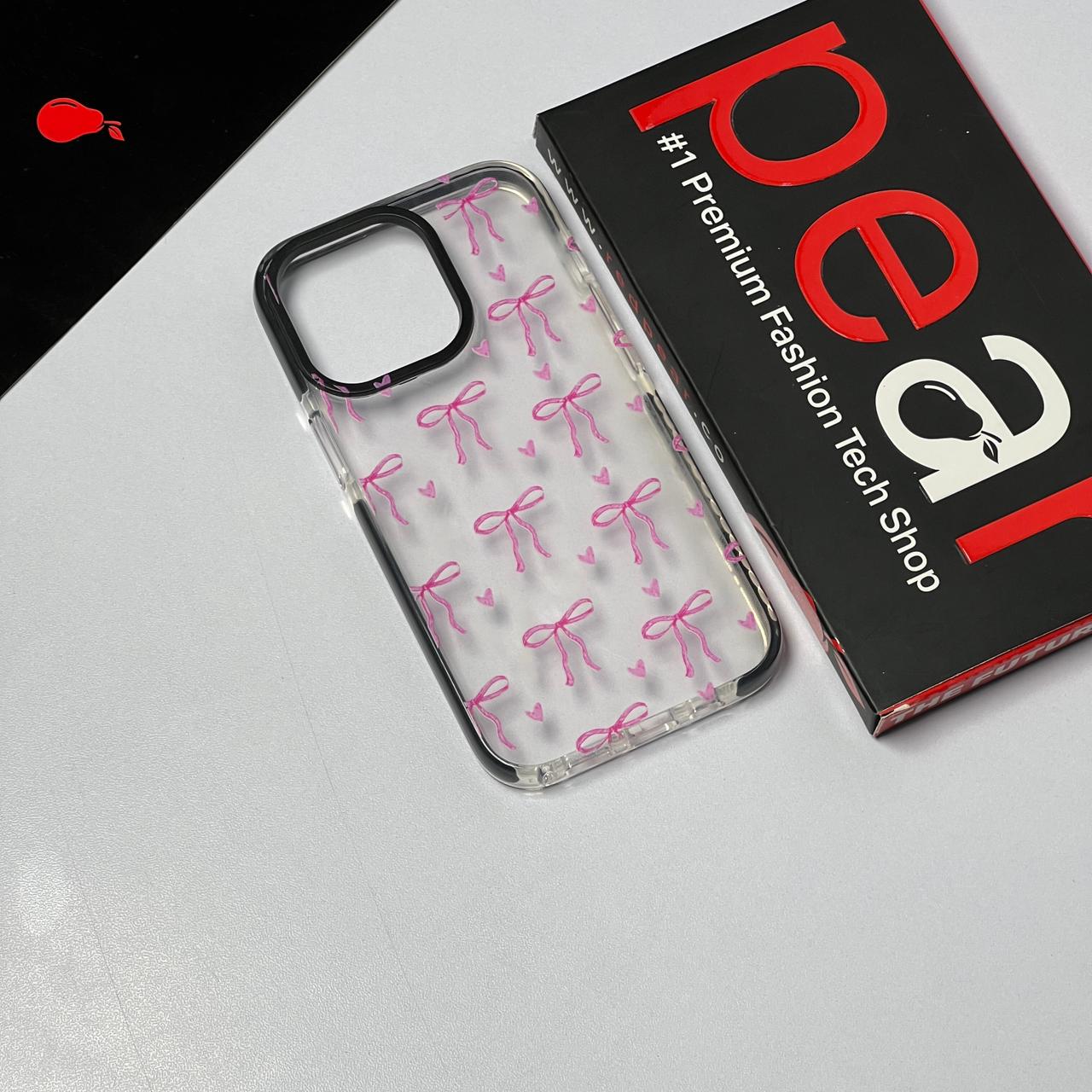 iPhone 13 Pro Bow & Hearts Pink Reverb Case (RPS)
