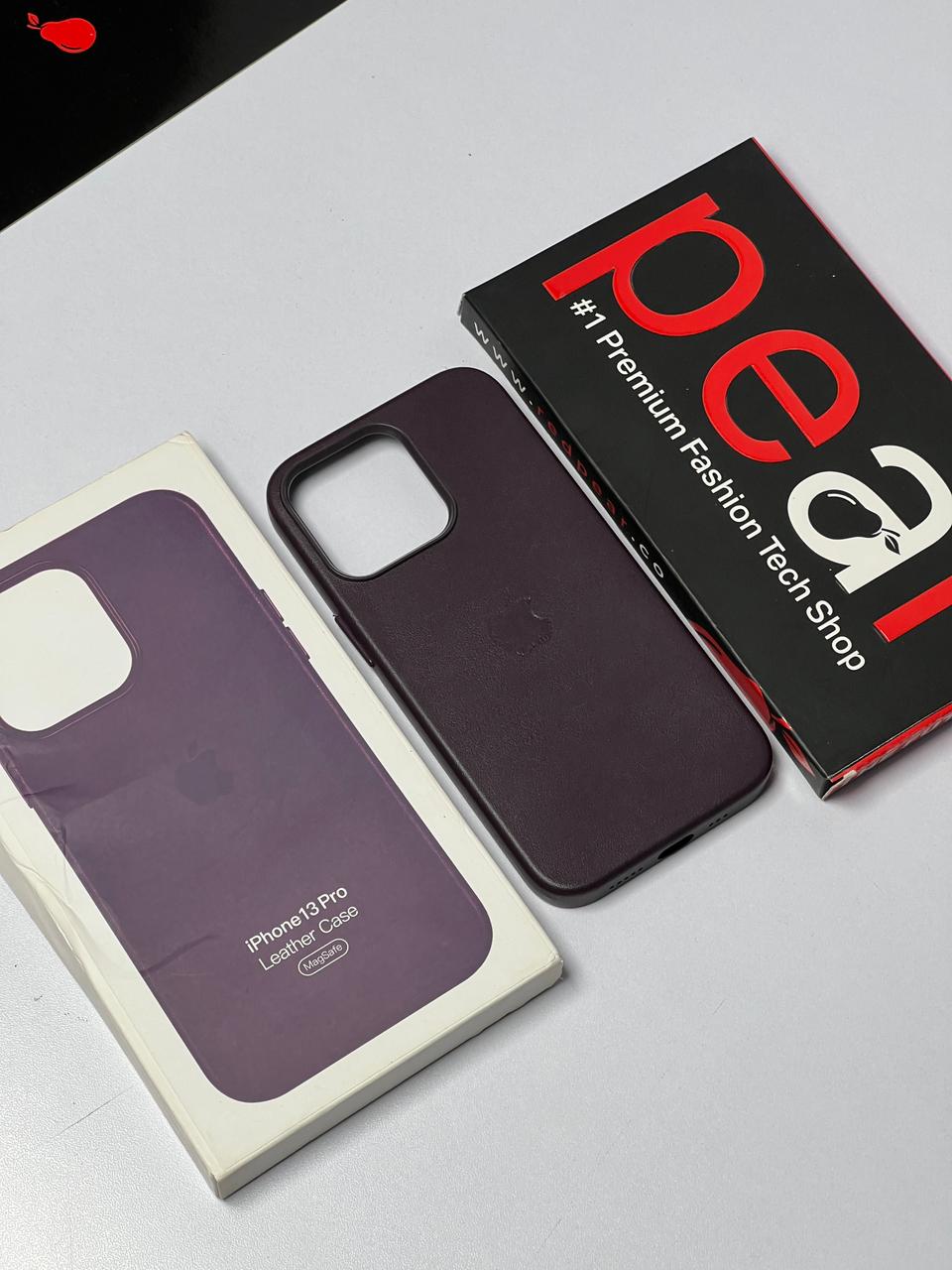 iPhone 13 Pro Deep Purple Leather Case (RPS)
