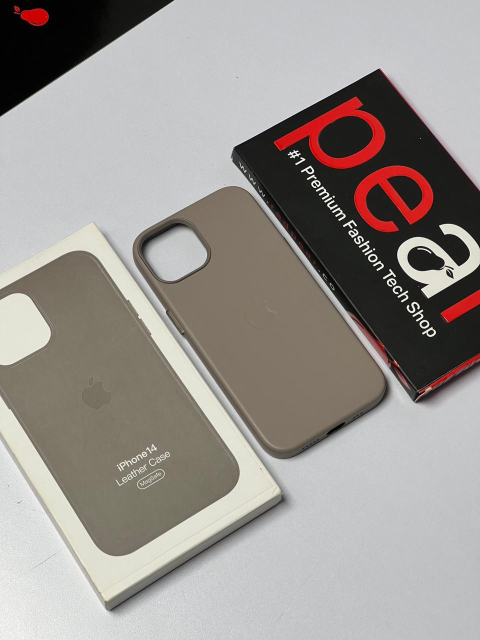 iPhone 14 Natural Titanium Leather Case (RPS)