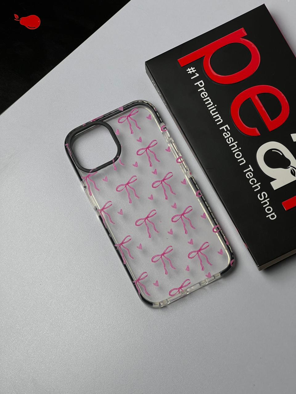 iPhone 13/14/15 Pink Bow & Hearts Reverb case (RPS)