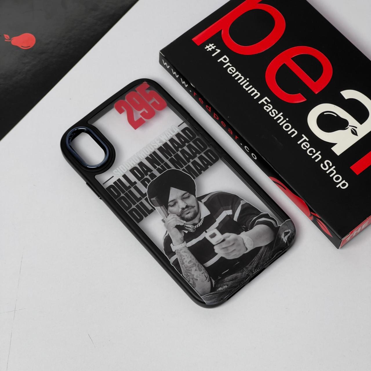 iPhone XR Siddhu Moosewala Black Border Acrylic Case (RPS)