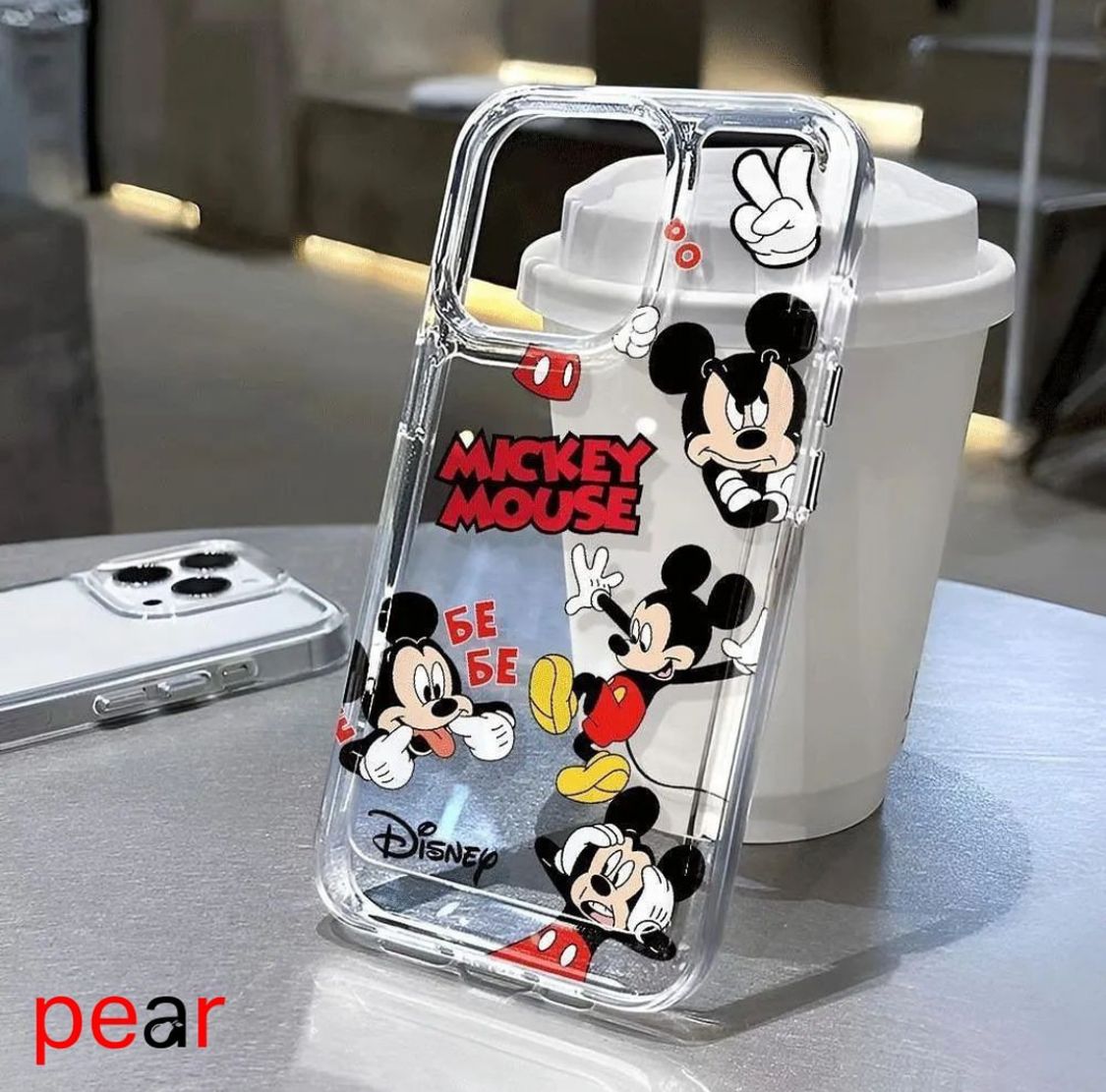 Mickey Mouse Clear Acrylic Case